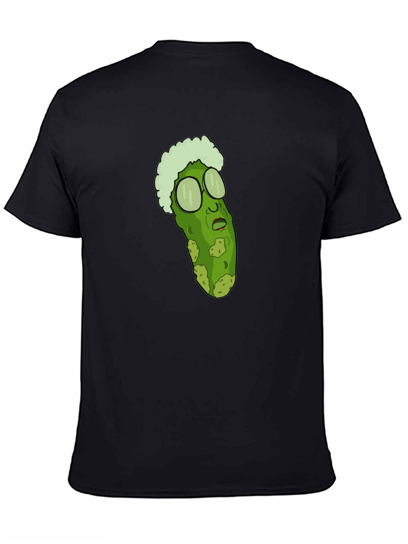 Pickle Rick Graphic T-Shirt - Black