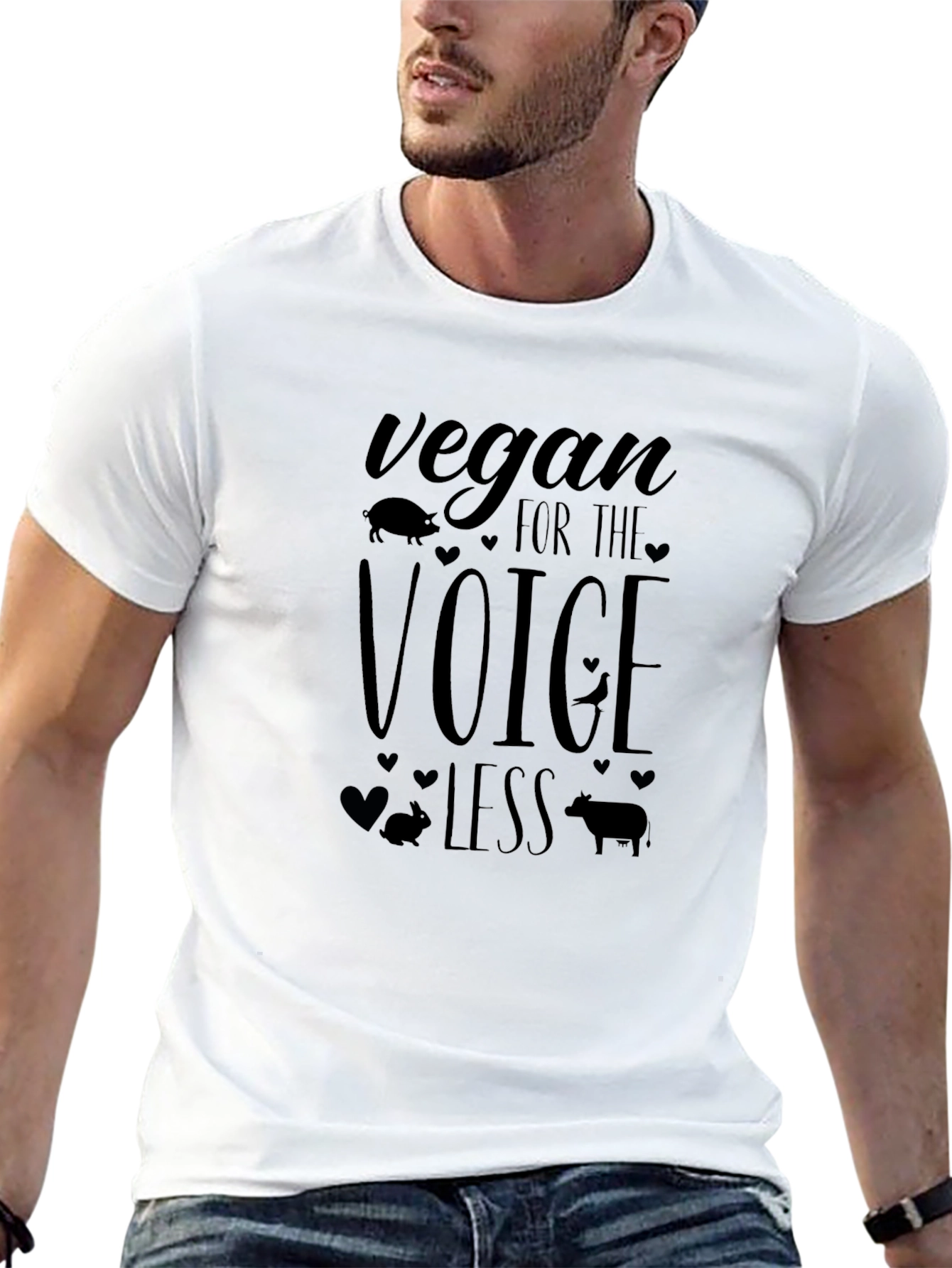Vegan for the Voiceless Graphic T-Shirt
