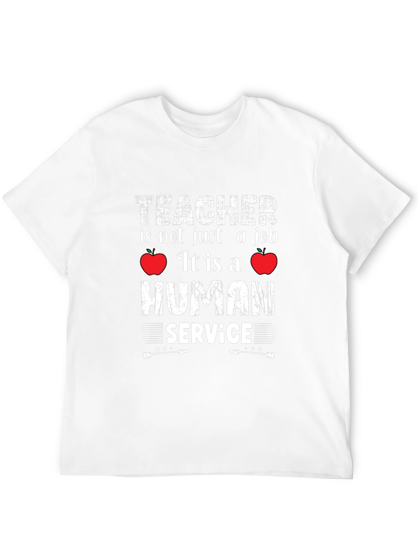 Teacher Human Service Black Graphic Tee