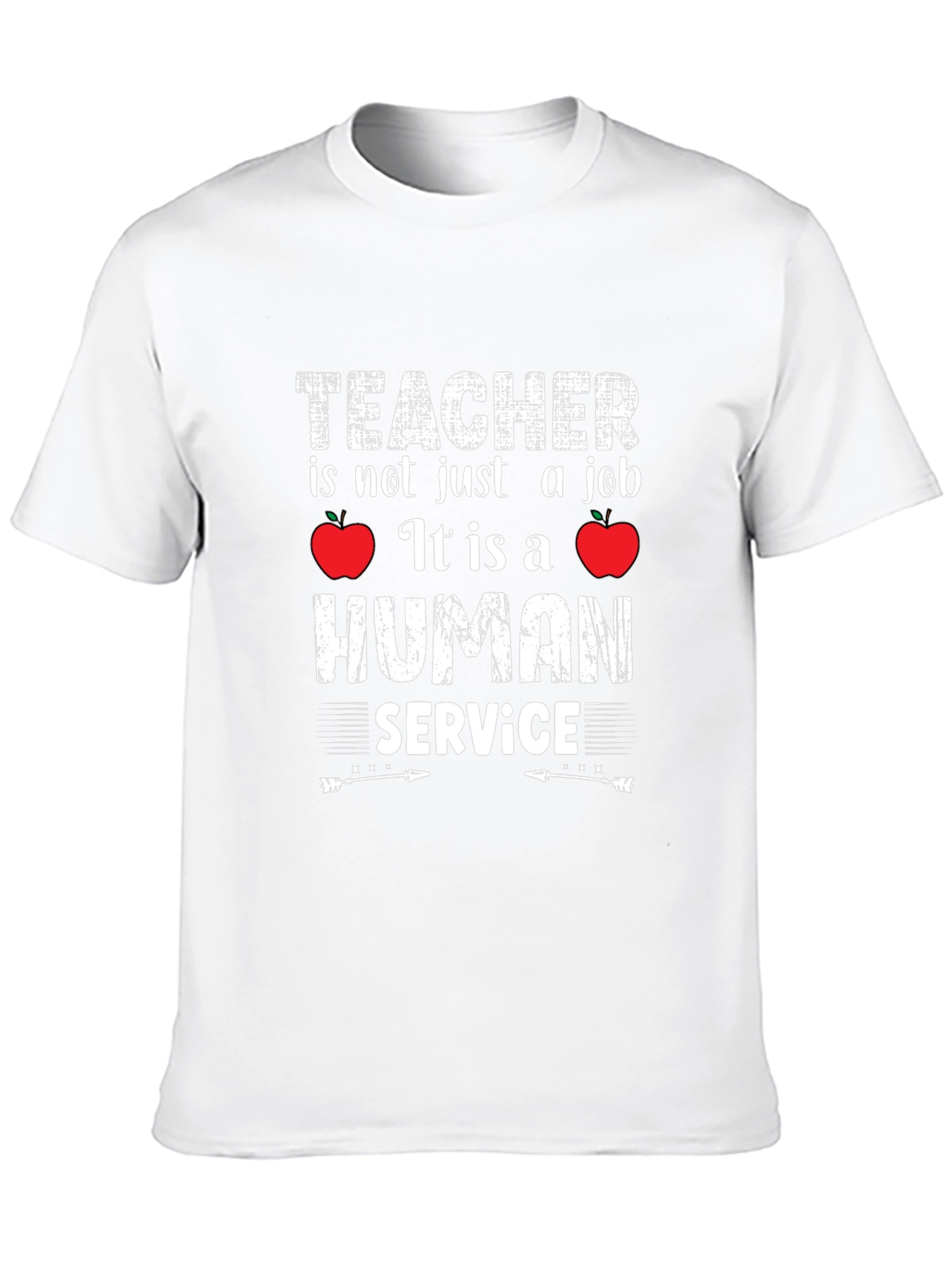Teacher Human Service Black Graphic Tee
