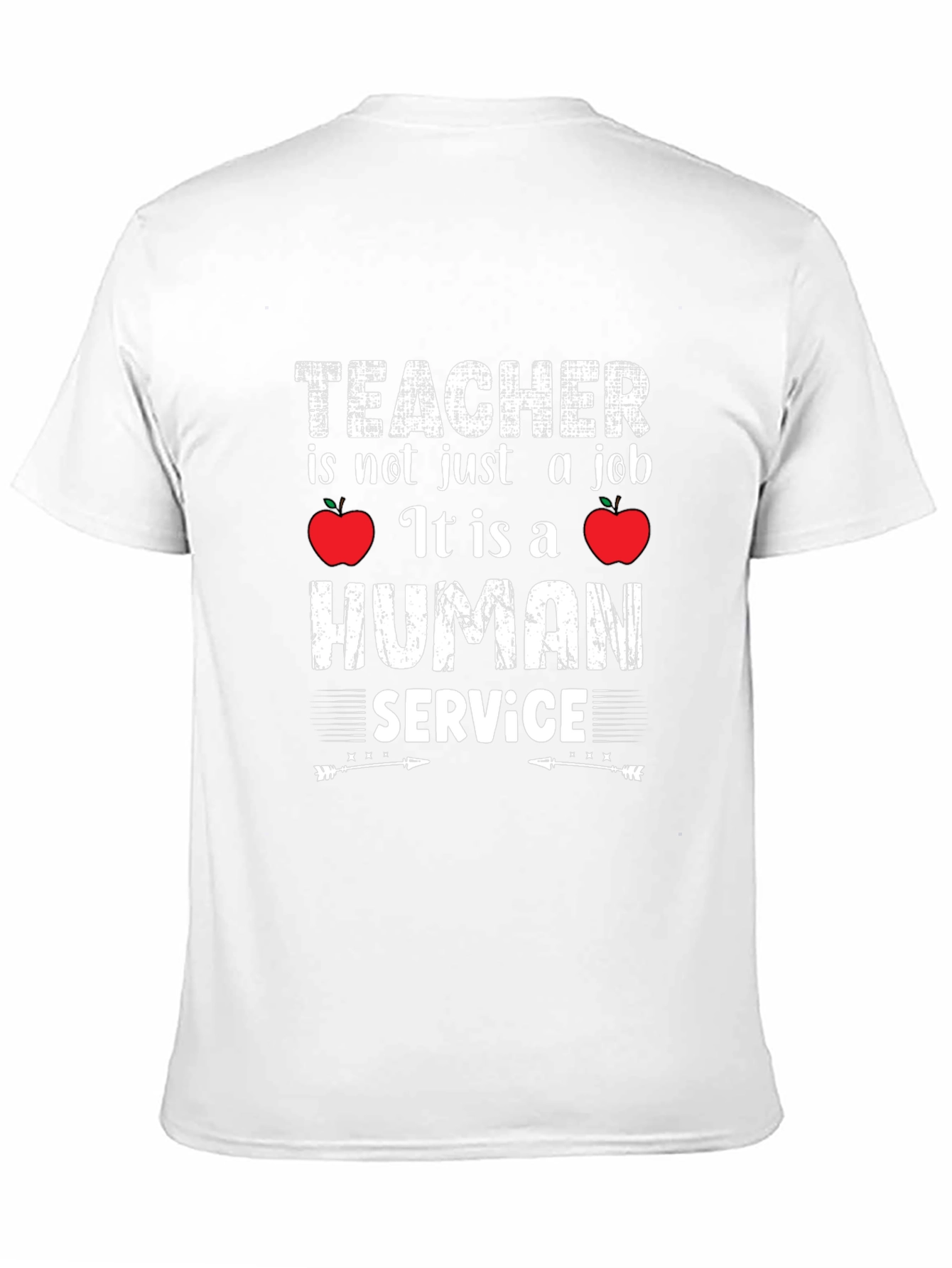 Teacher Human Service Black Graphic Tee
