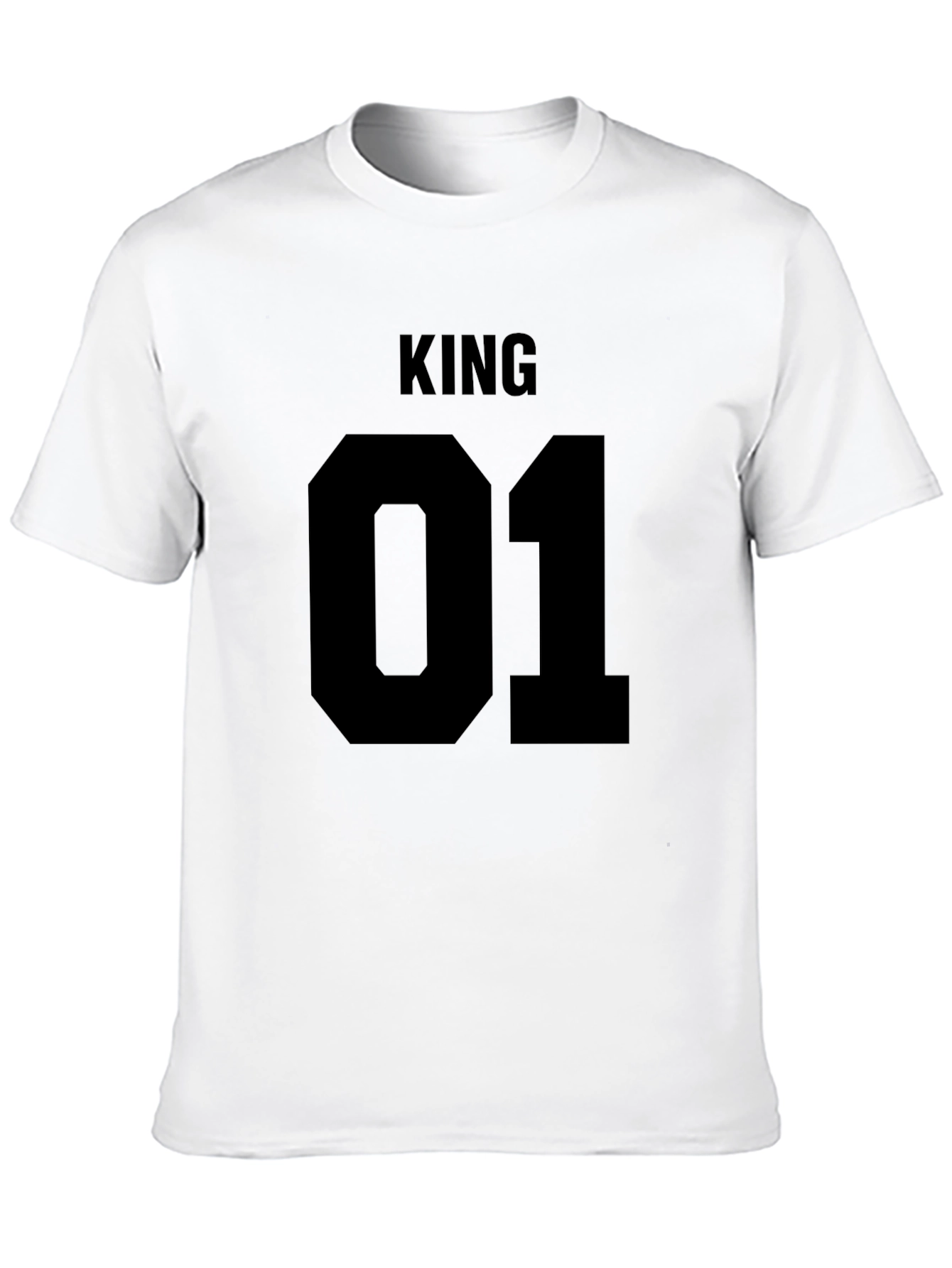 King 01 Graphic T-Shirt - Black