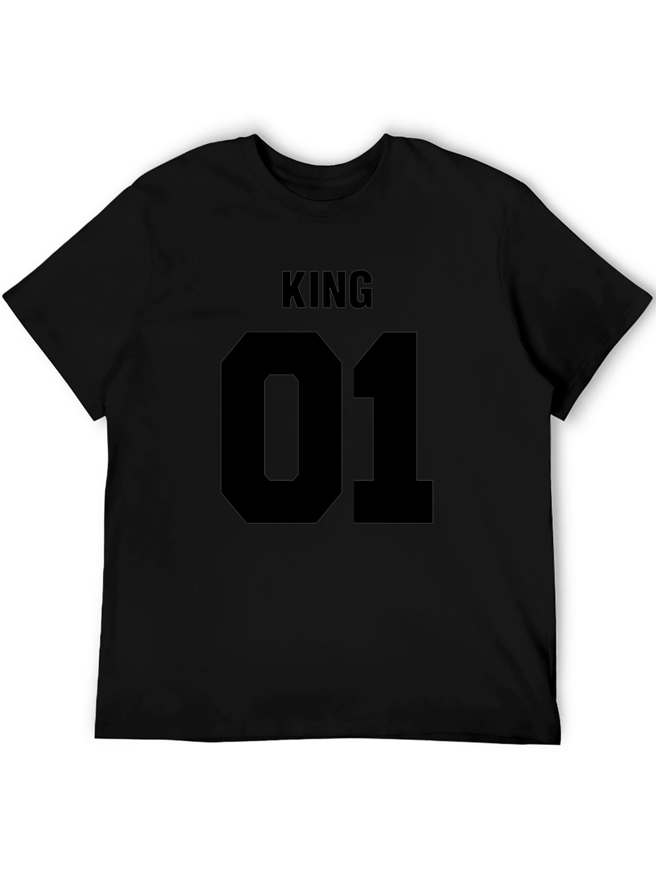 King 01 Graphic T-Shirt - Black