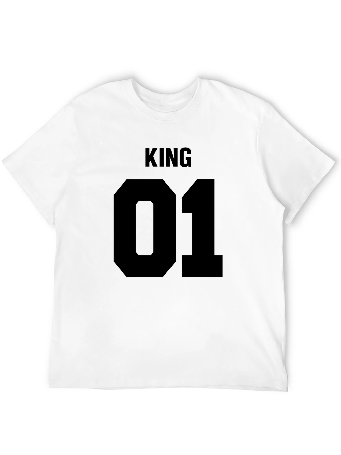 King 01 Graphic T-Shirt - Black