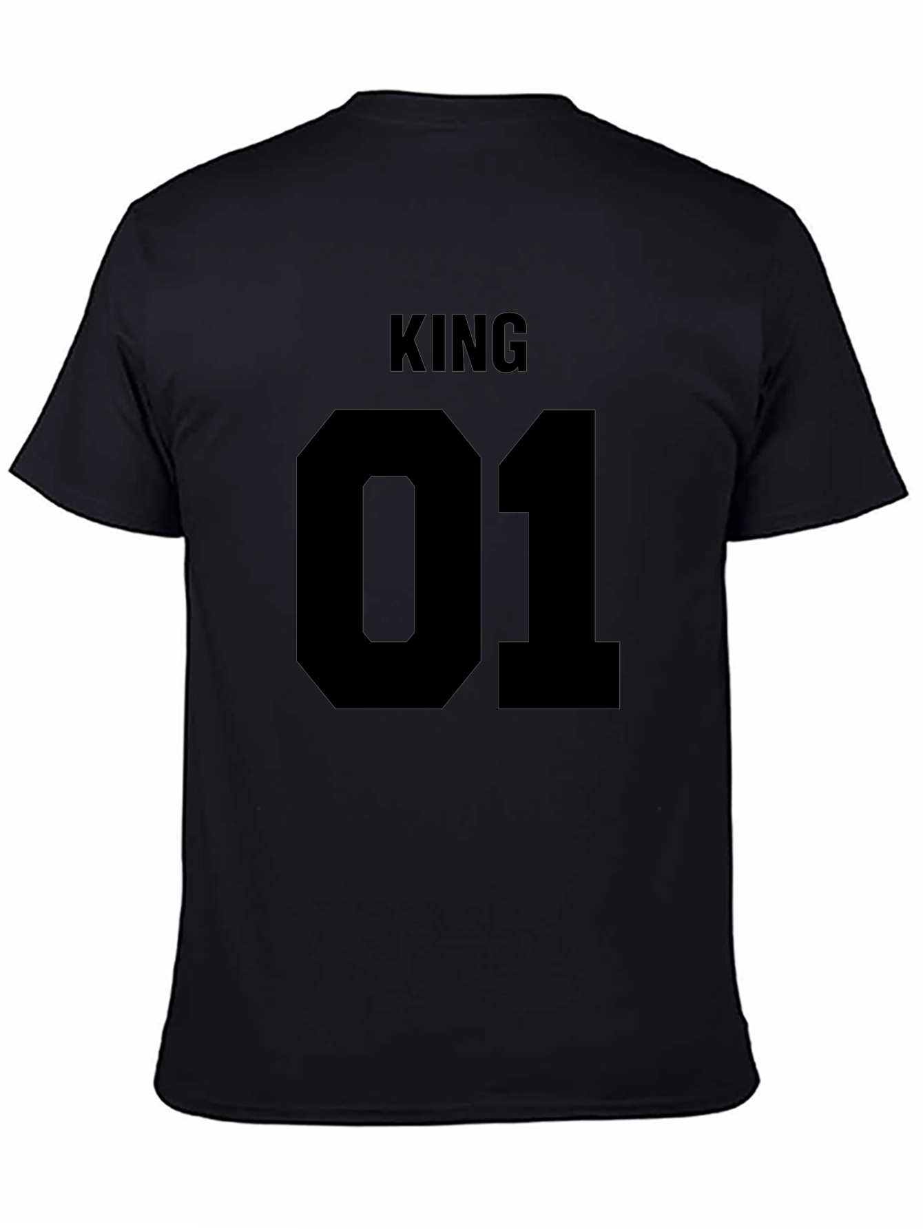 King 01 Graphic T-Shirt - Black
