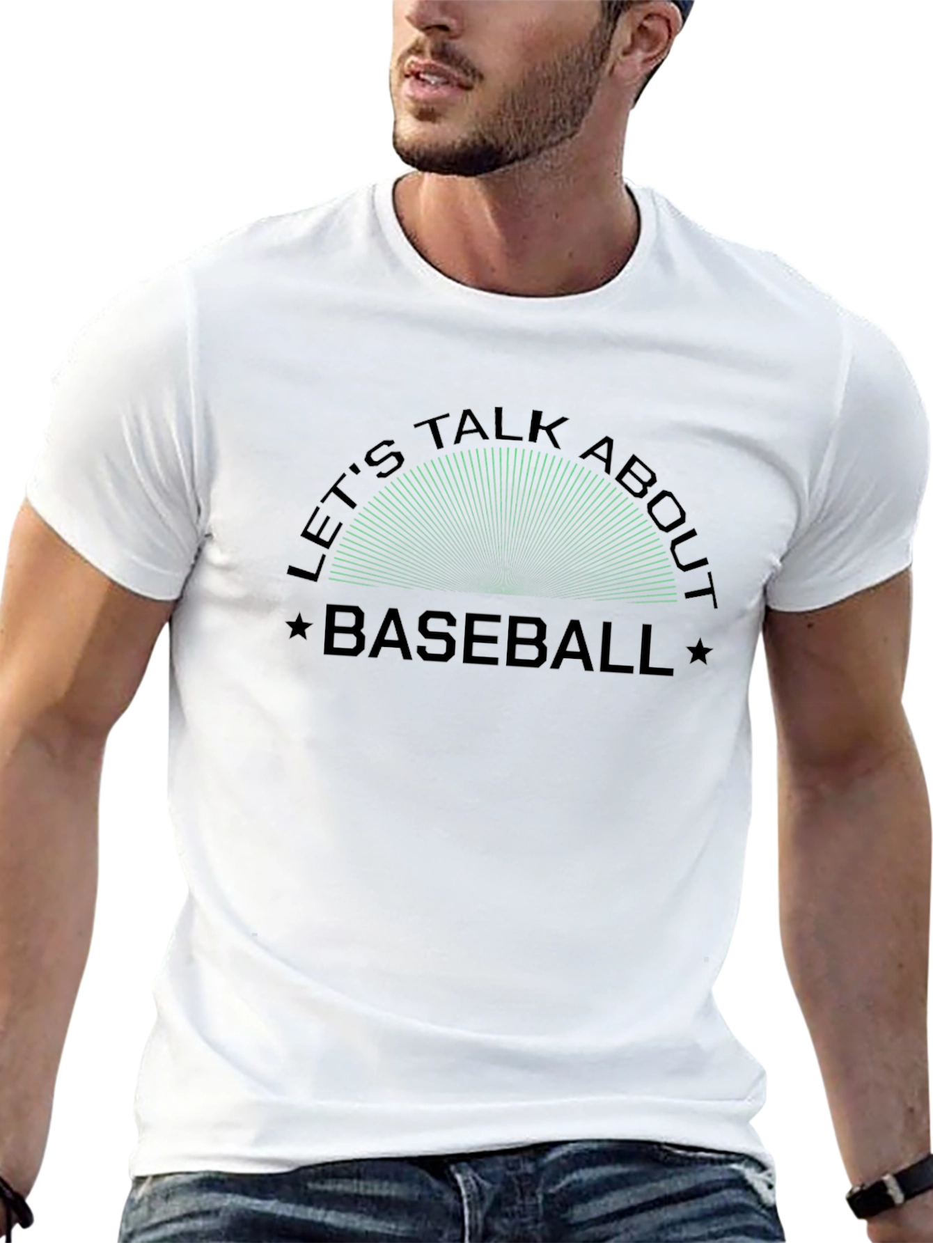 Lets Talk Baseball Graphic Tee