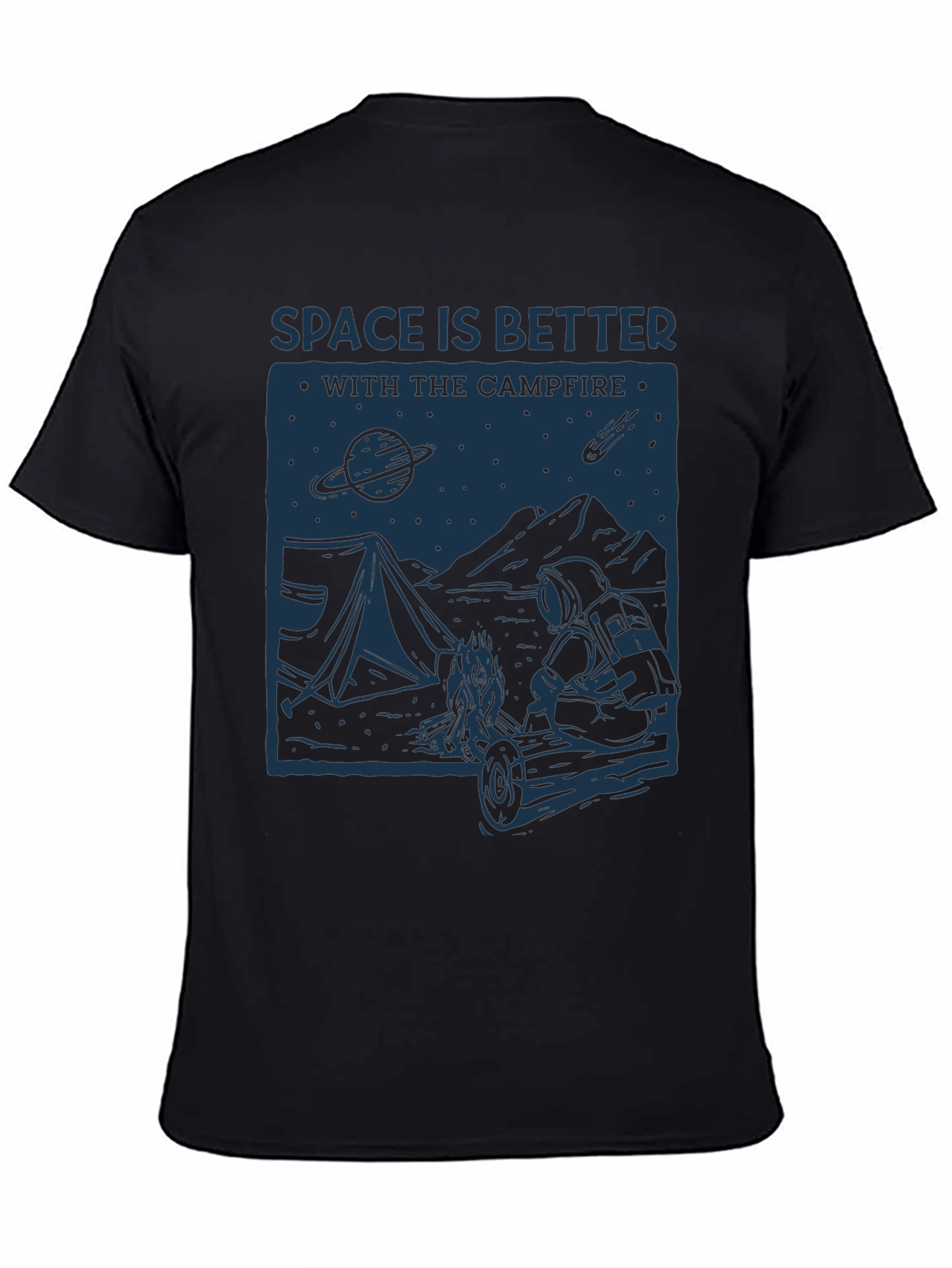 Space Campfire Graphic Tee - Relaxed Fit