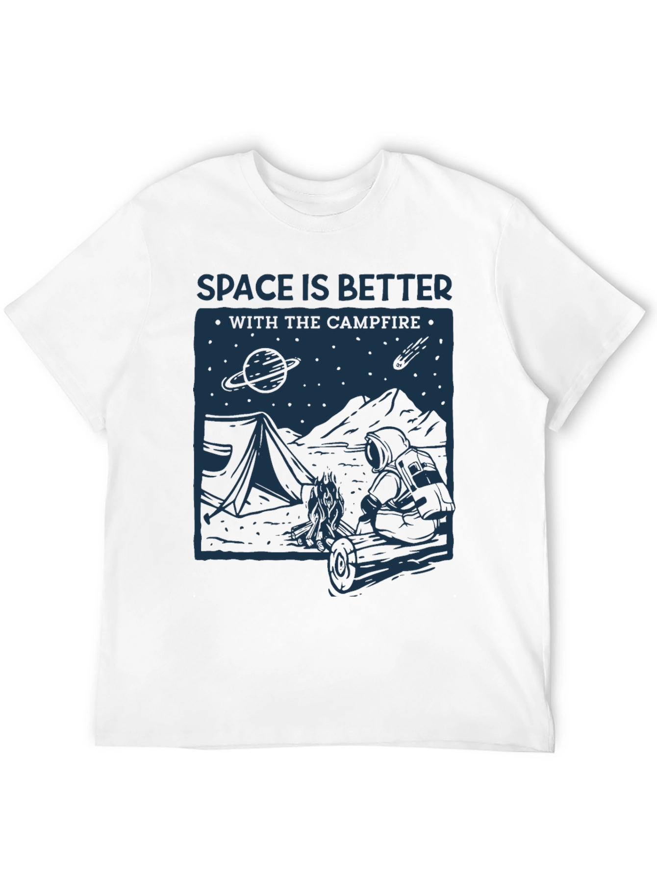 Space Campfire Graphic Tee - Relaxed Fit