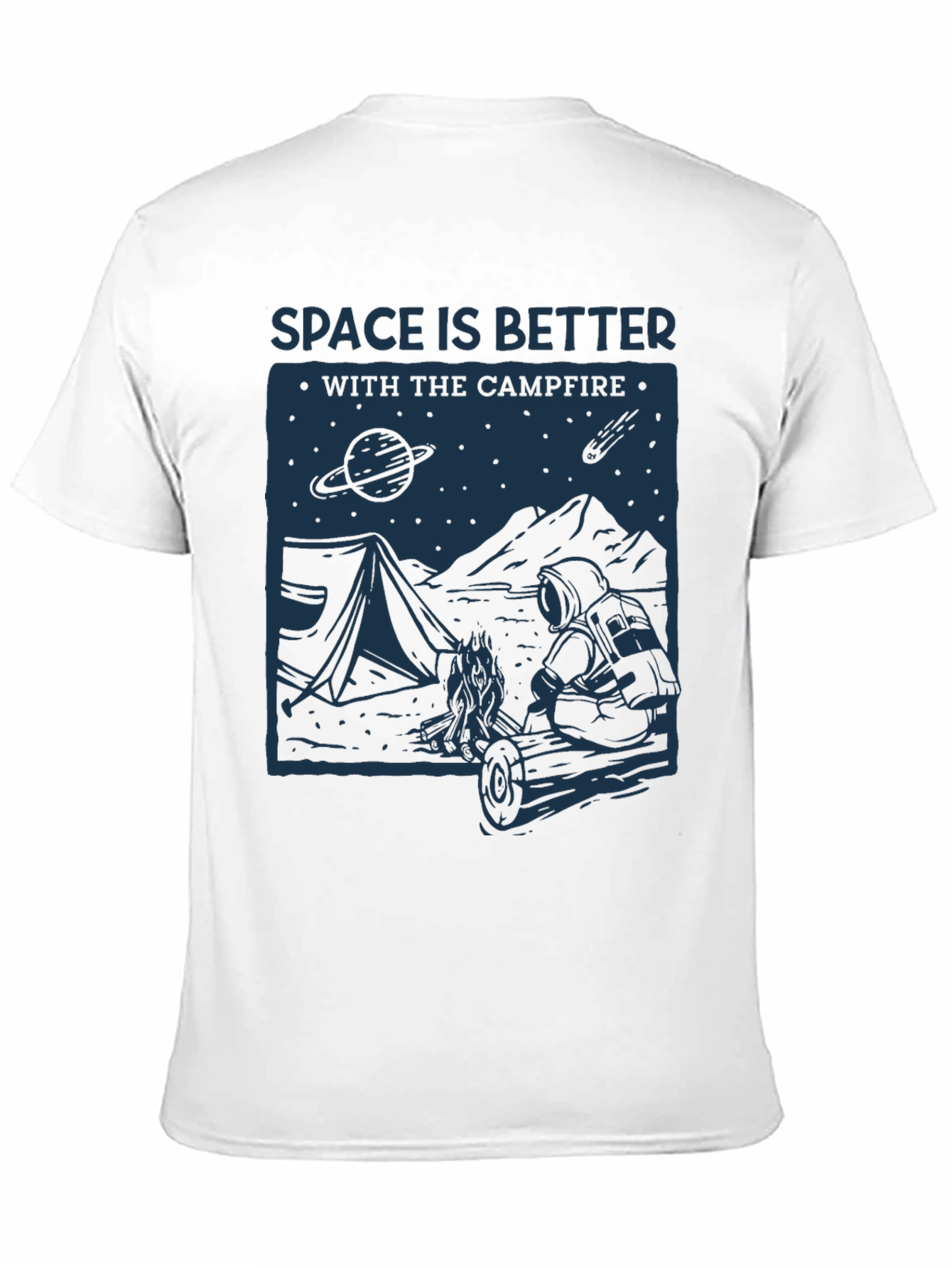 Space Campfire Graphic Tee - Relaxed Fit
