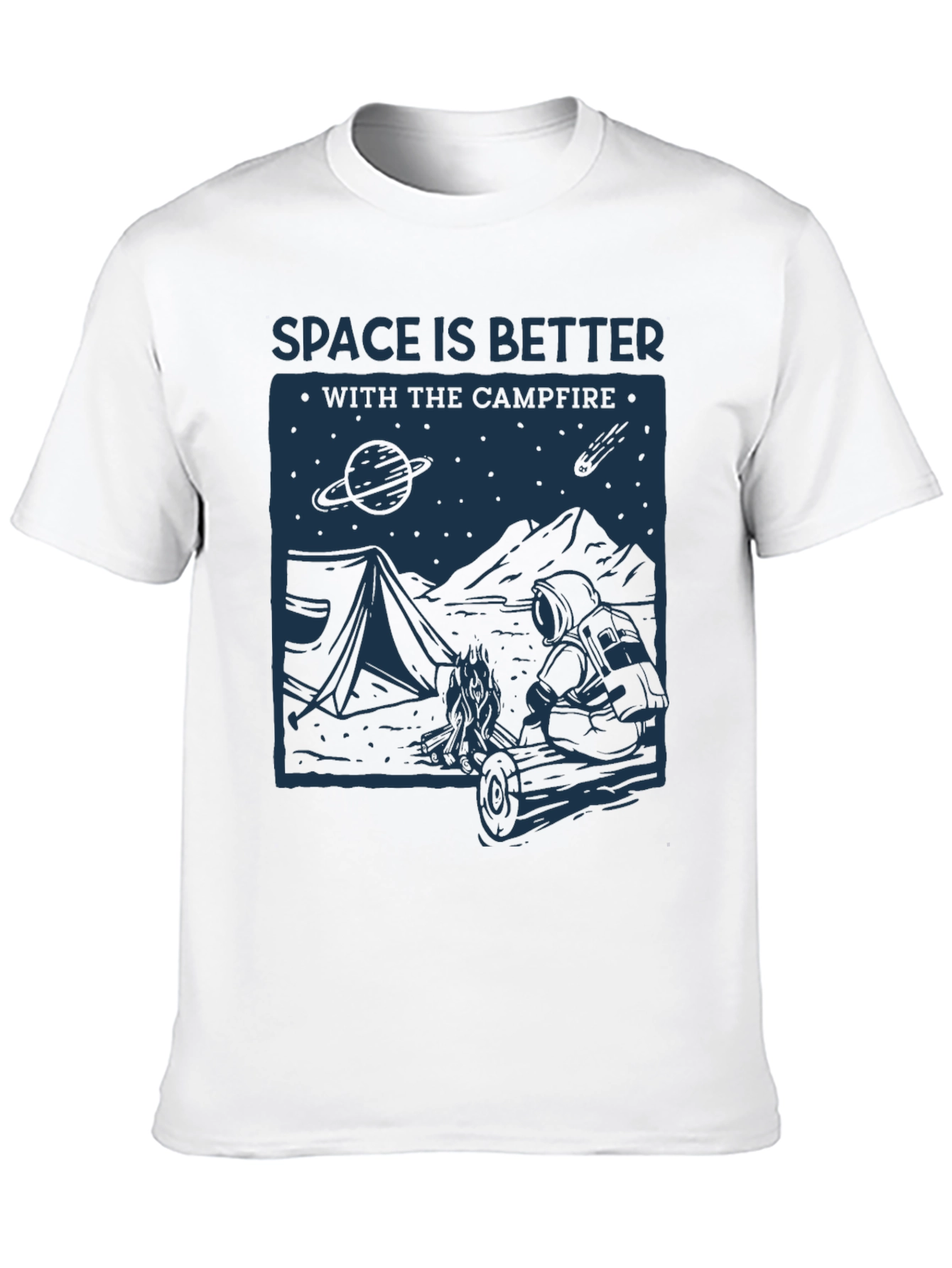 Space Campfire Graphic Tee - Relaxed Fit