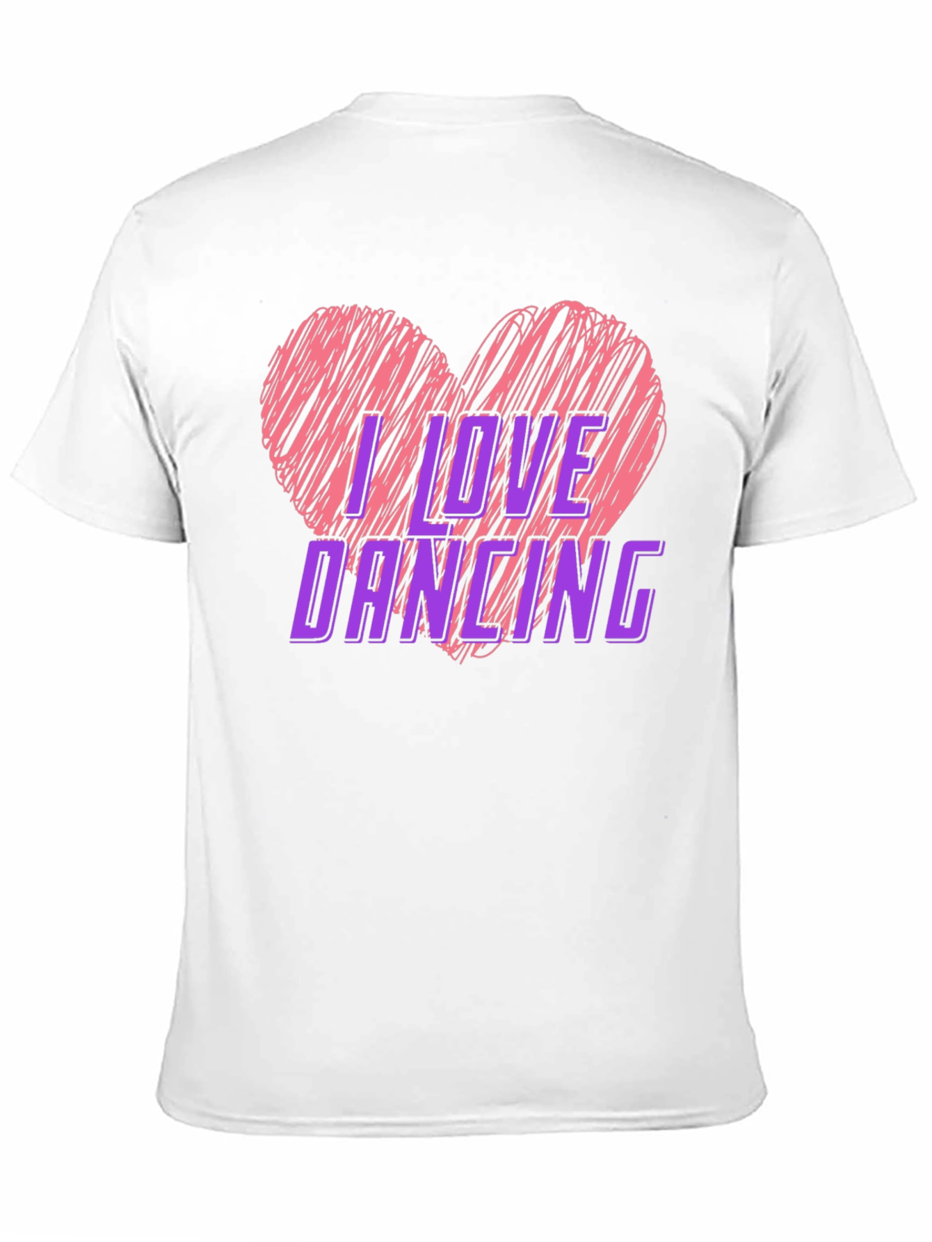 I Love Dancing Graphic Tee - Heart Design