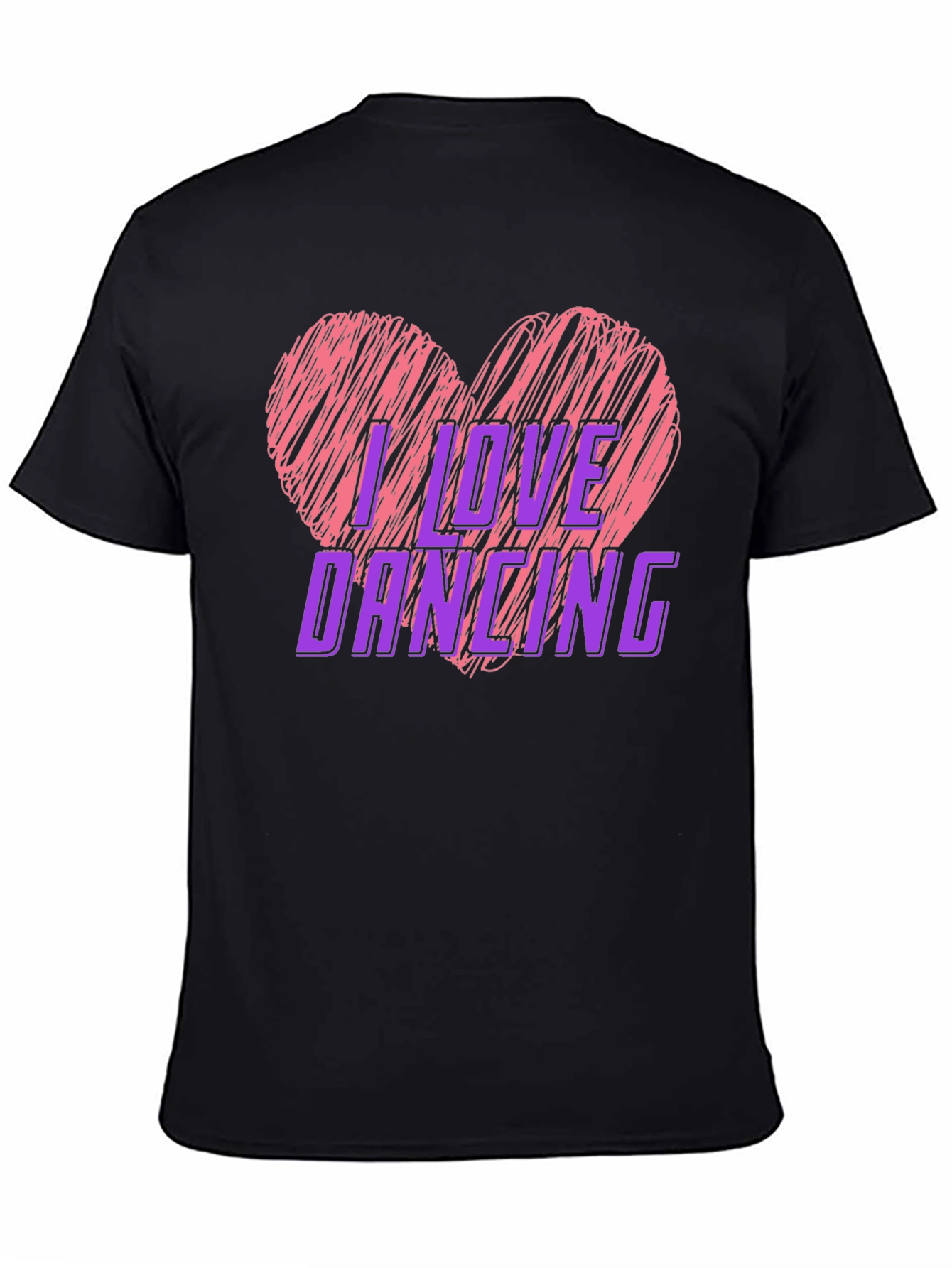 I Love Dancing Graphic Tee - Heart Design