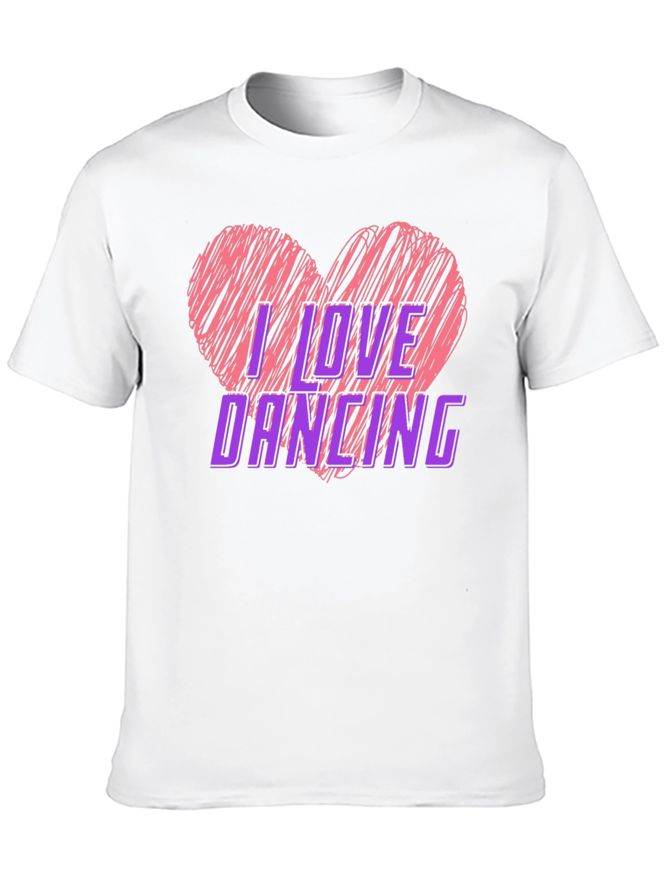 I Love Dancing Graphic Tee - Heart Design