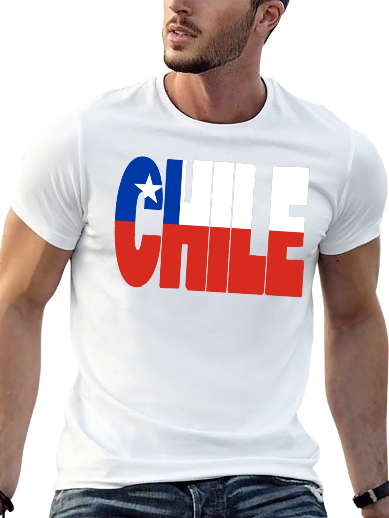 Chile Flag T-Shirt - Graphic Tee Country Pride