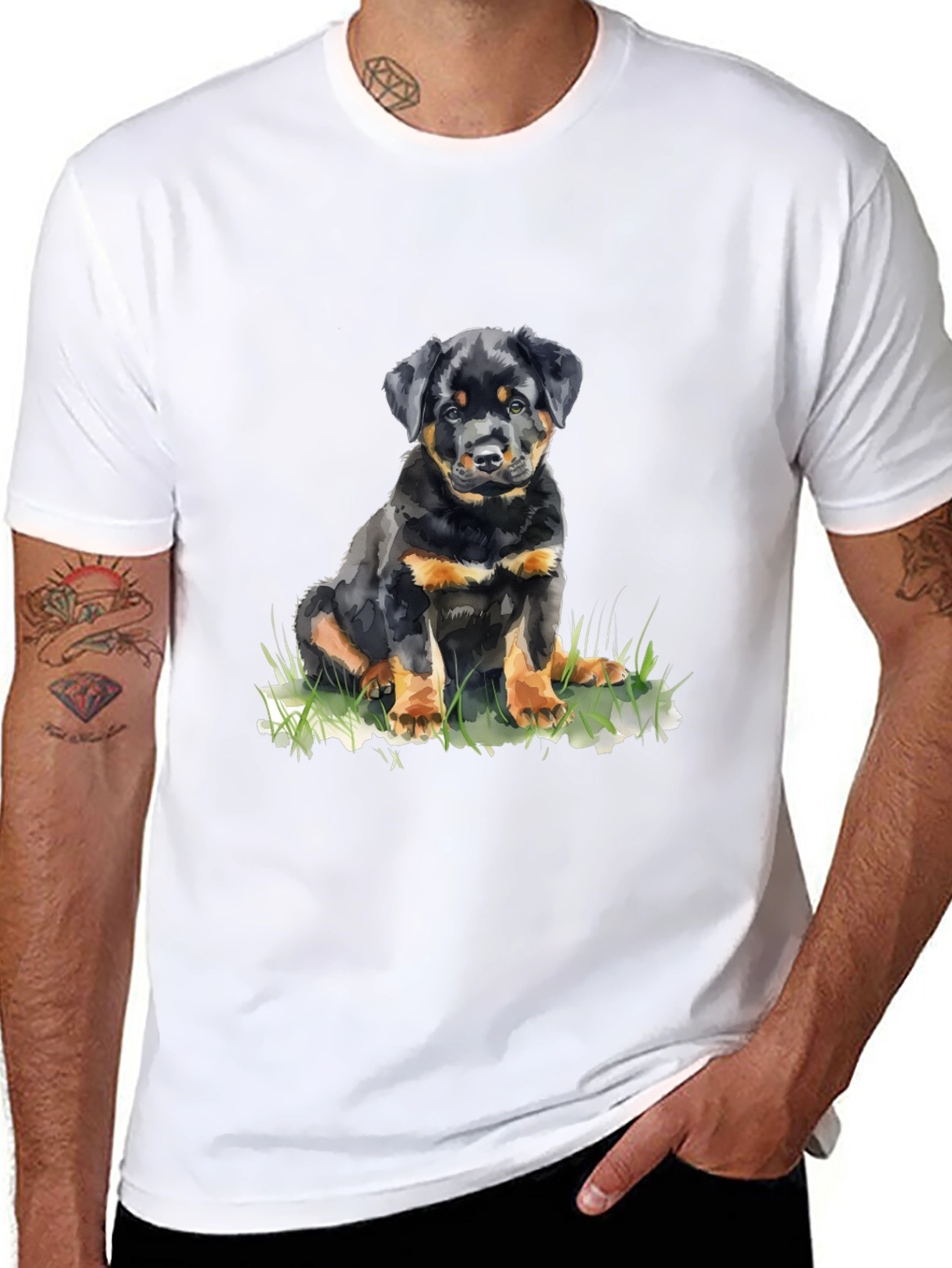 Rottweiler Puppy T-Shirt - Cute Dog Tee