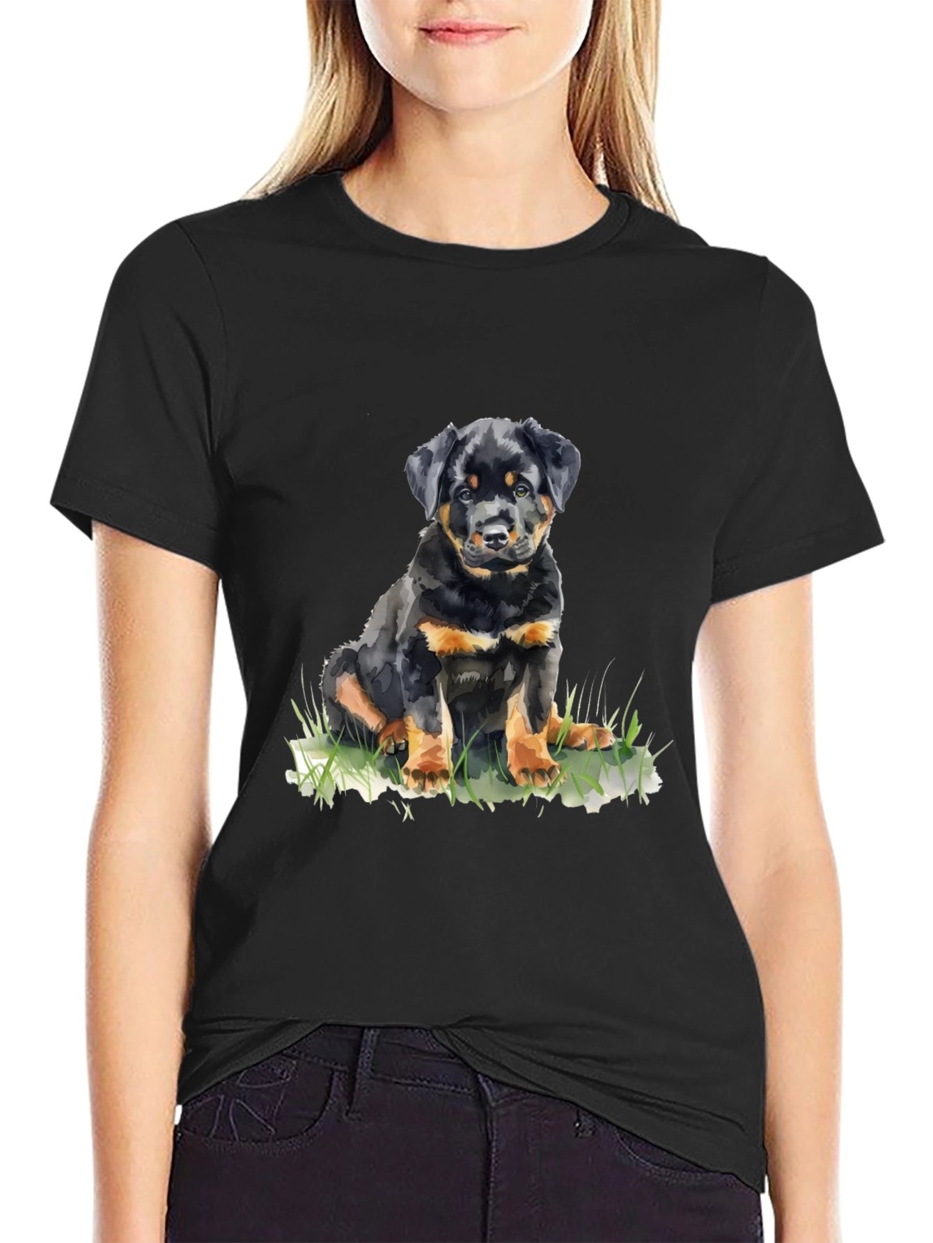 Rottweiler Puppy T-Shirt - Cute Dog Tee