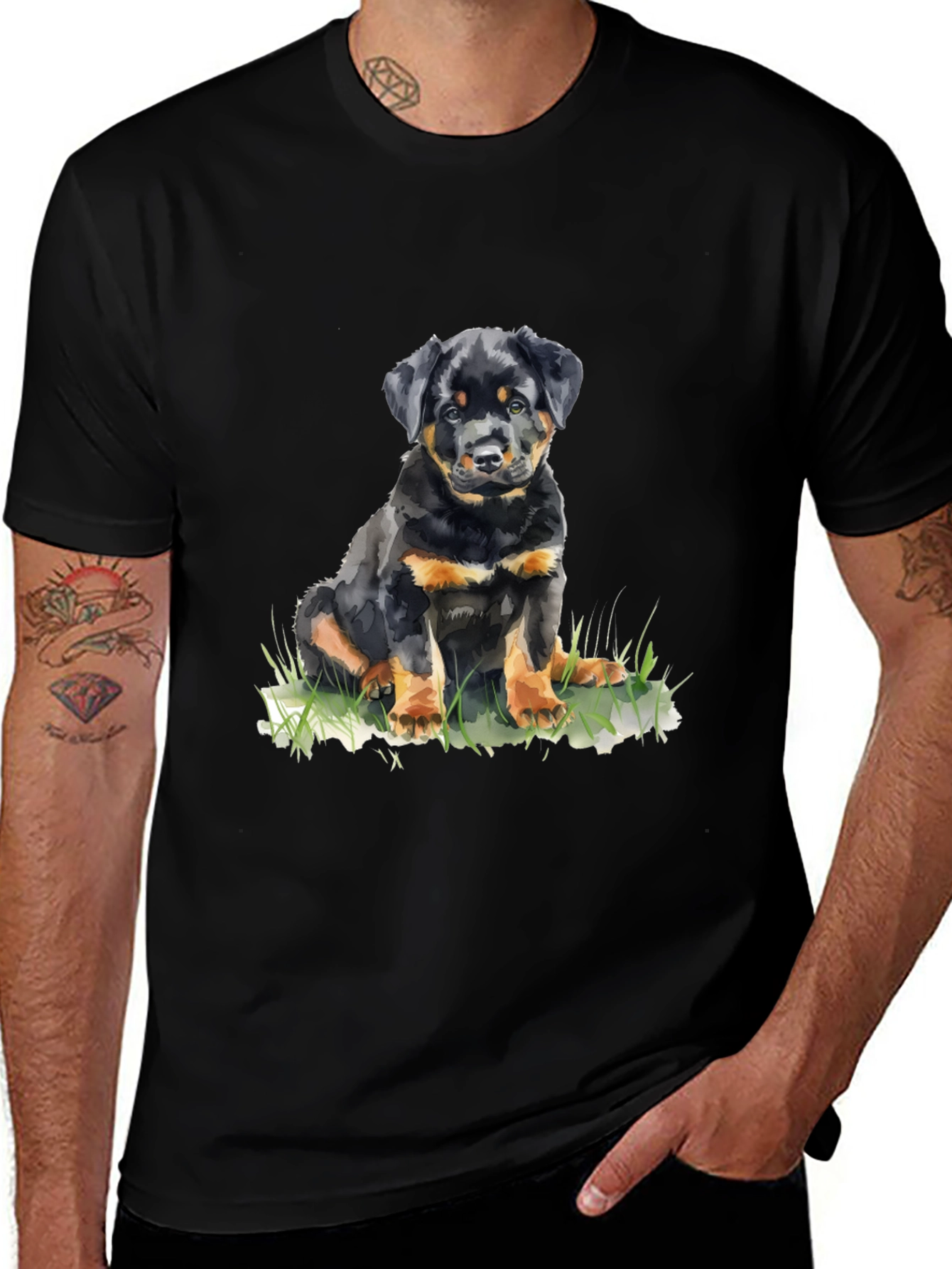 Rottweiler Puppy T-Shirt - Cute Dog Tee