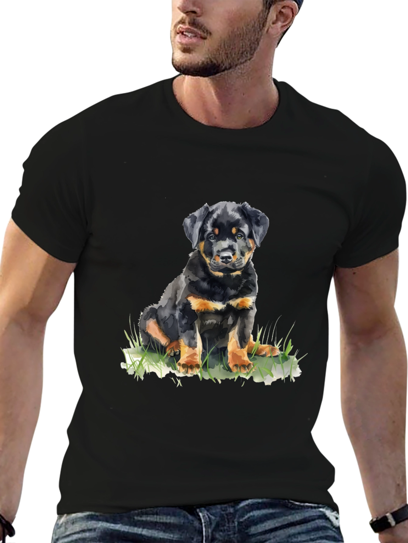 Rottweiler Puppy T-Shirt - Cute Dog Tee