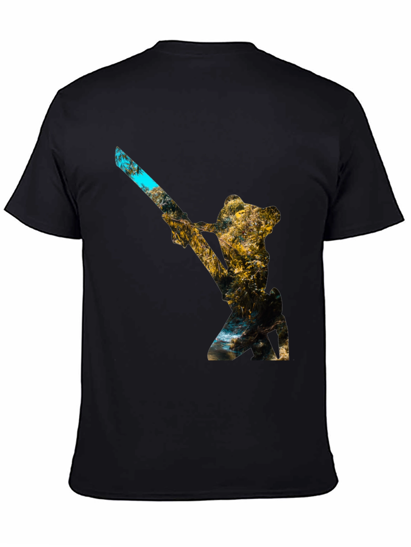 Nature Silhouette Black Tee