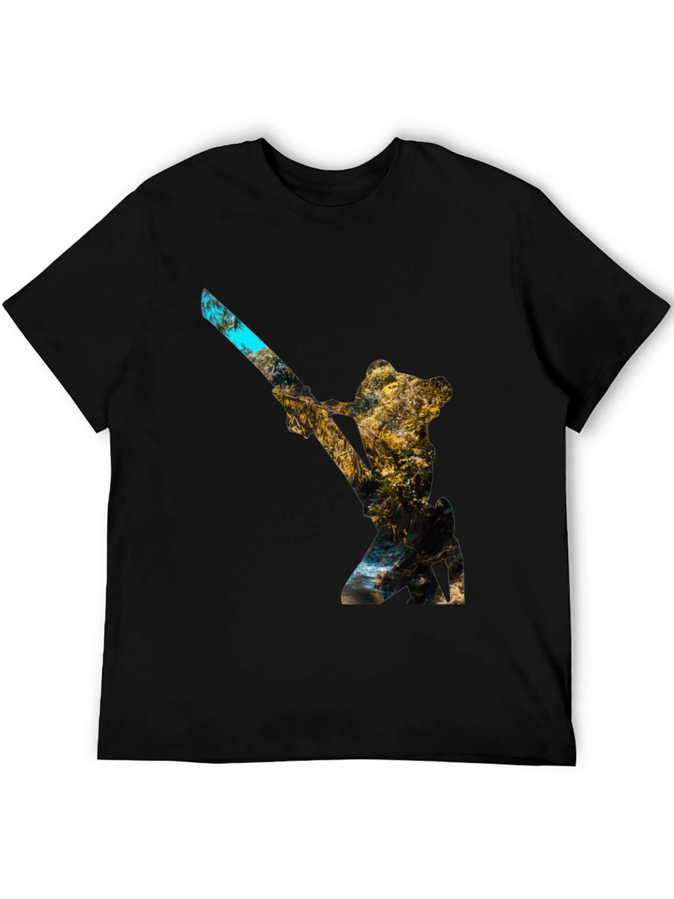 Nature Silhouette Black Tee