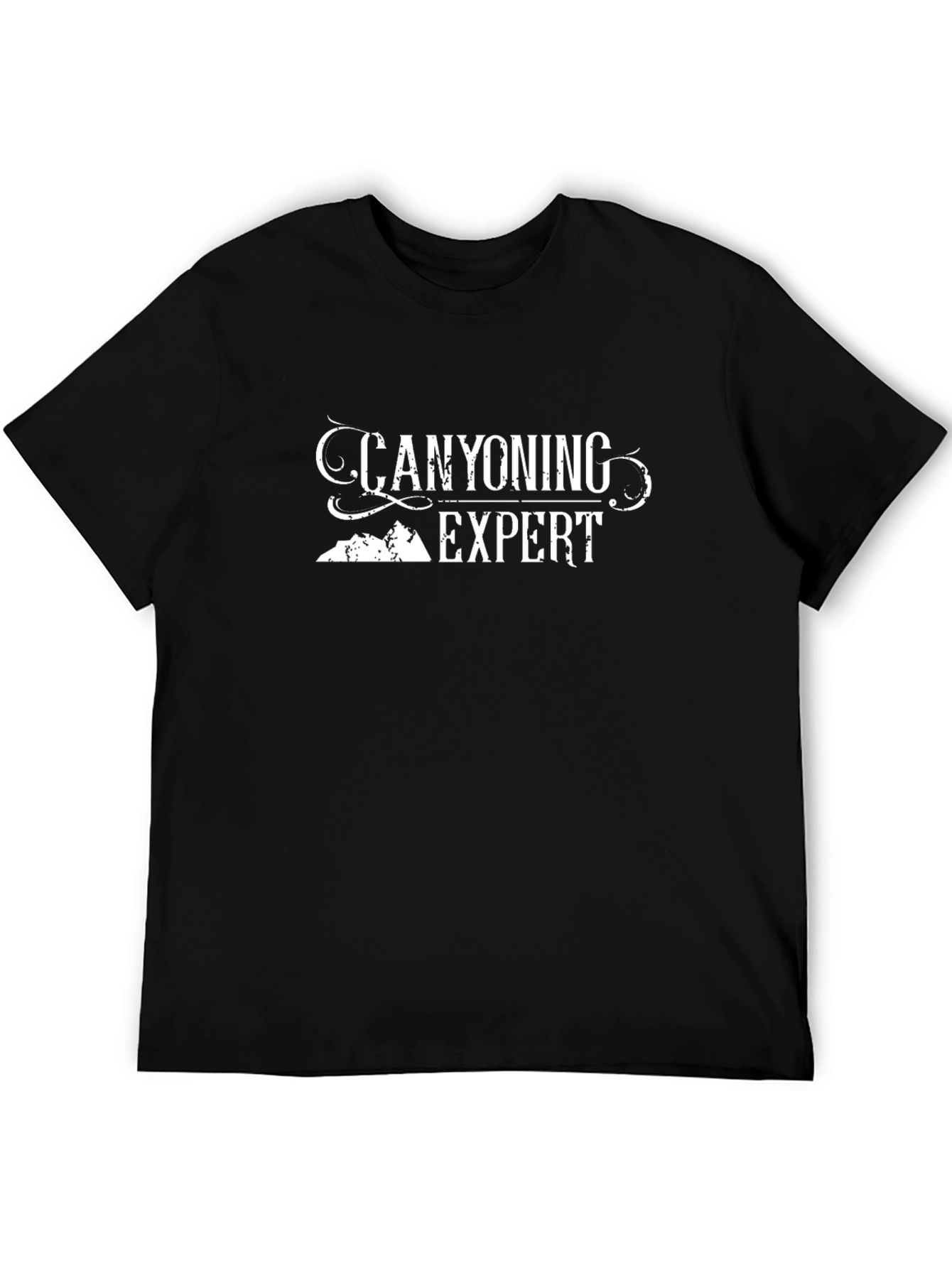 Canyoning Expert T-Shirt - Black Adventure Tee