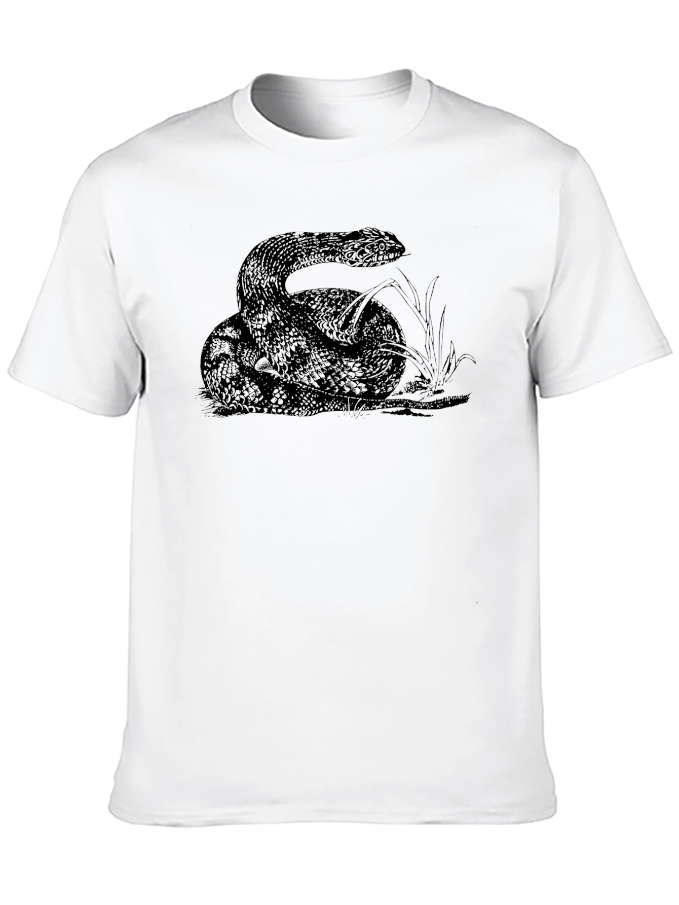 Snake Graphic Black T-Shirt