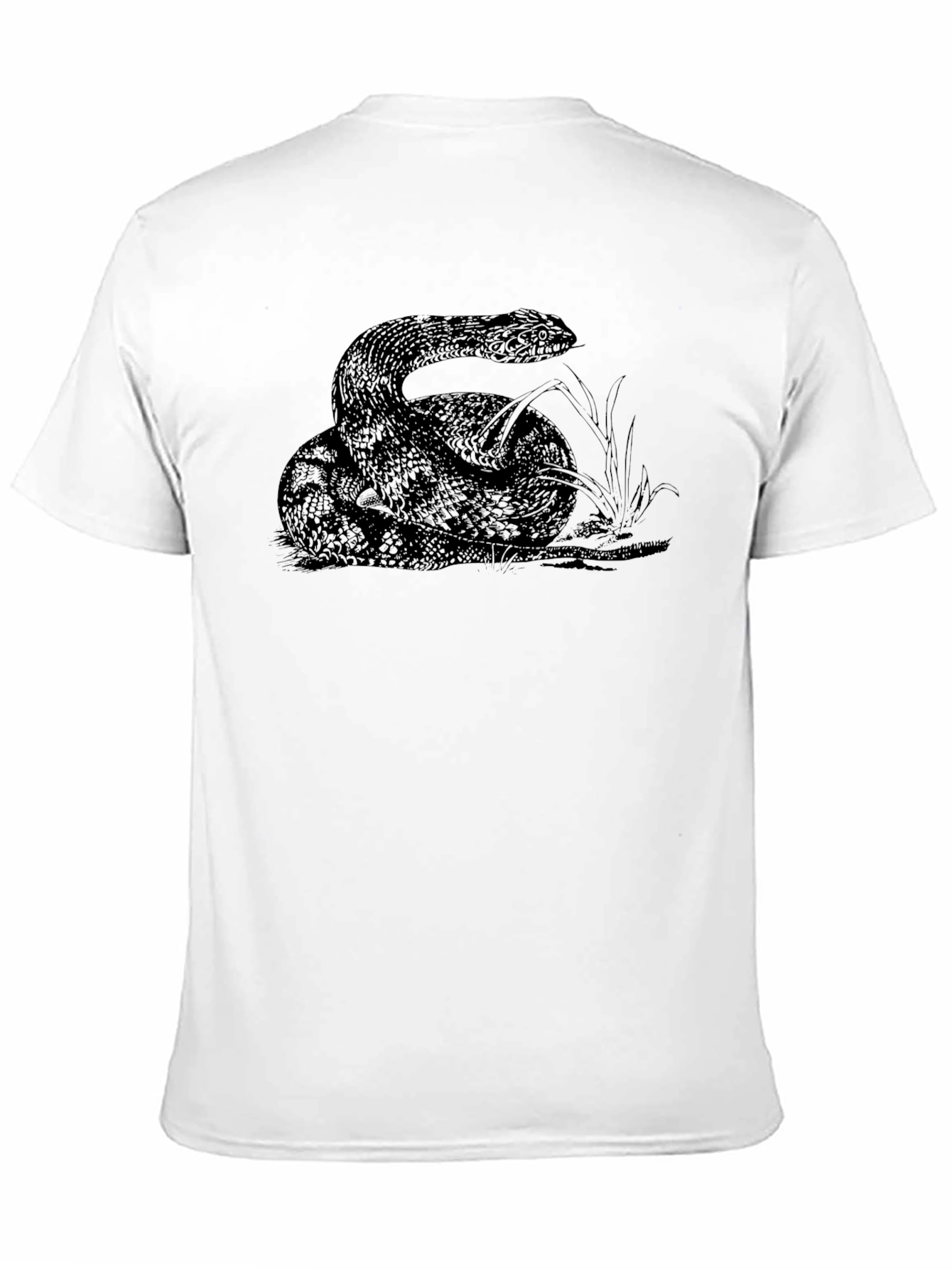 Snake Graphic Black T-Shirt