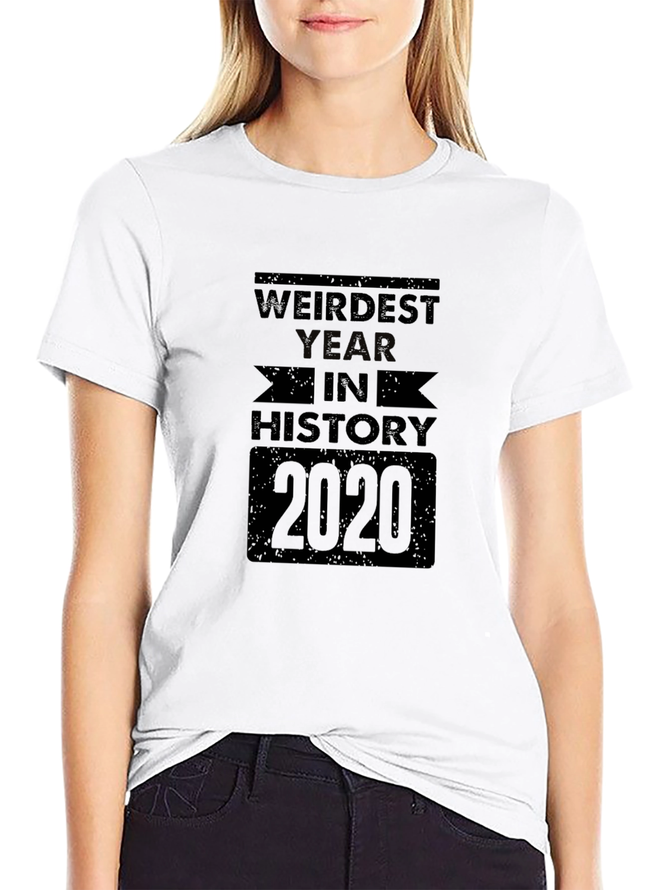 Weirdest Year in History 2020 Black T-Shirt