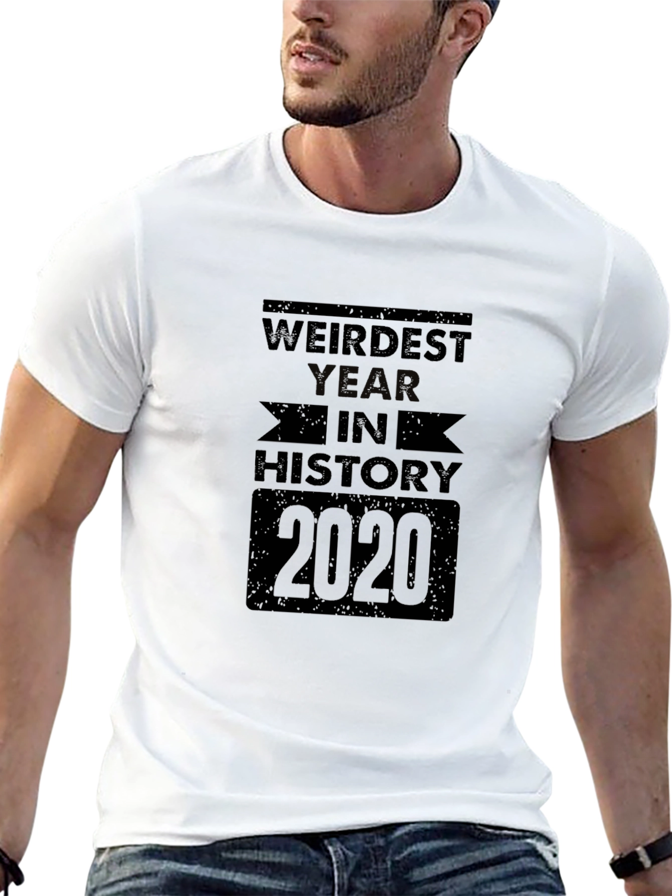 Weirdest Year in History 2020 Black T-Shirt