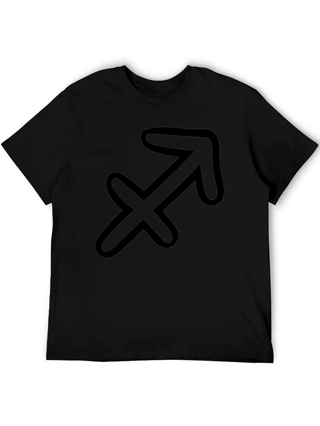 Sagittarius Zodiac Black T-Shirt