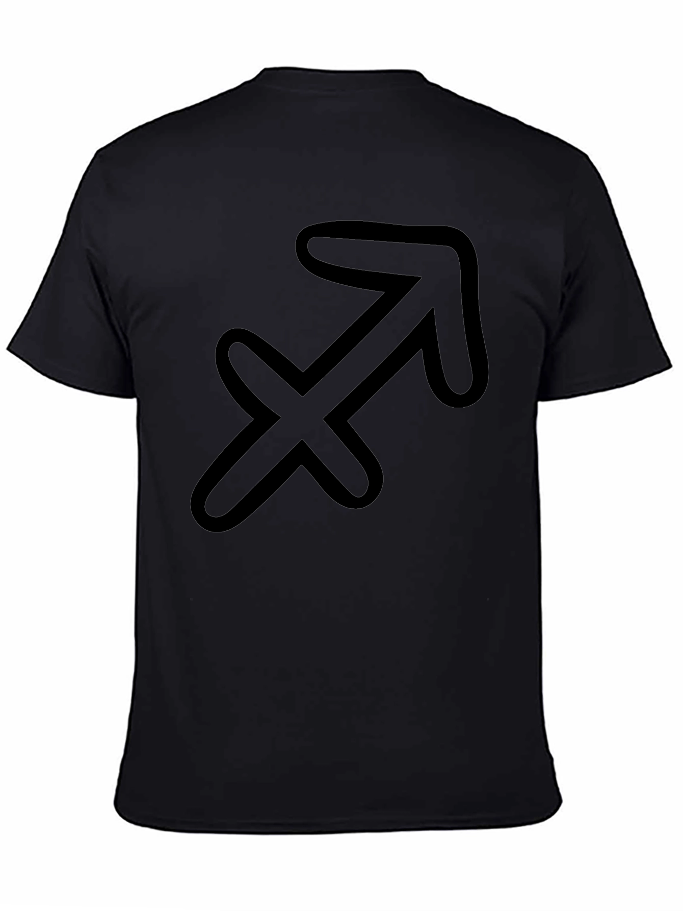 Sagittarius Zodiac Black T-Shirt