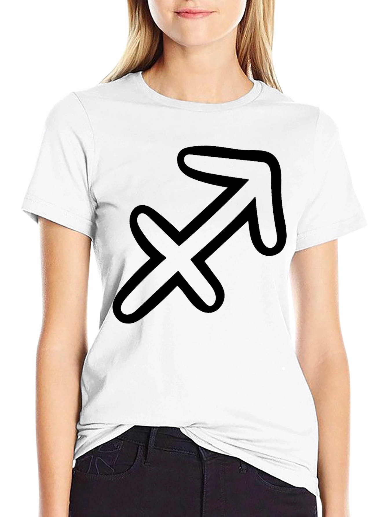 Sagittarius Zodiac Black T-Shirt