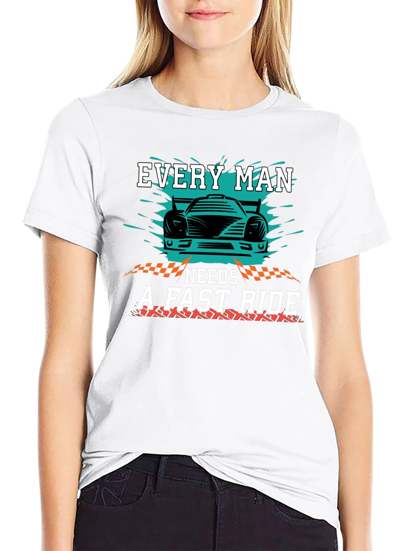 Every Man Needs a Fast Ride Graphic T-Shirt
