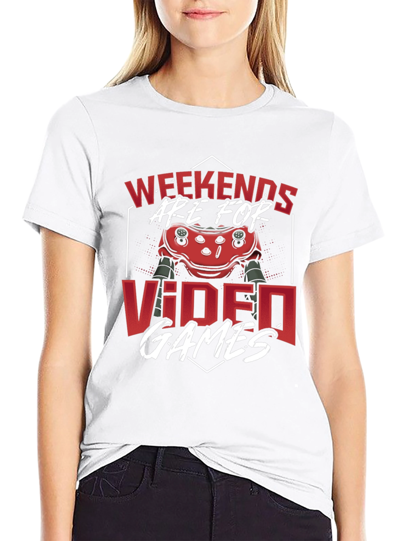 Weekends Are For Video Games Graphic Tee