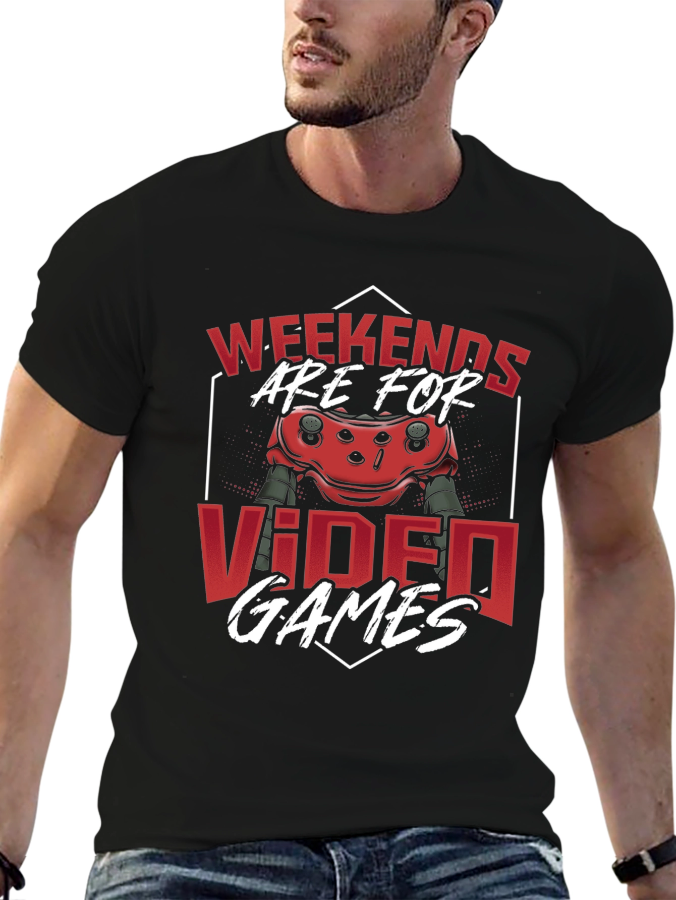 Weekends Are For Video Games Graphic Tee