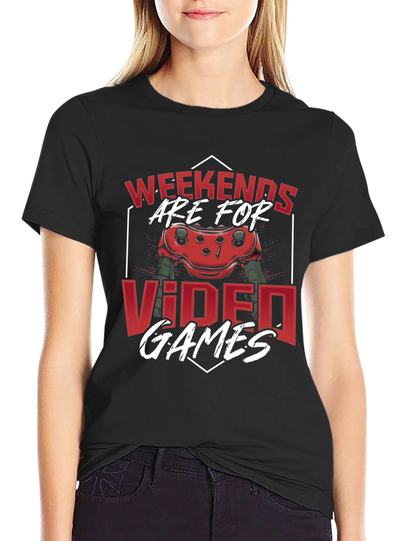 Weekends Are For Video Games Graphic Tee