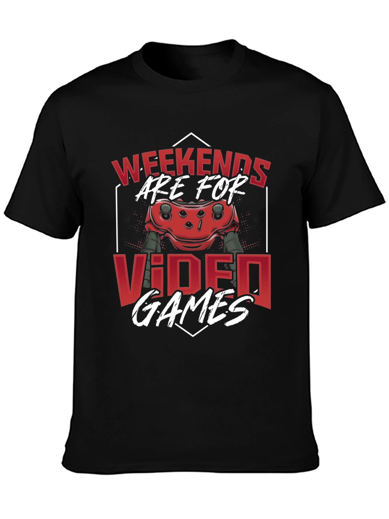 Weekends Are For Video Games Graphic Tee