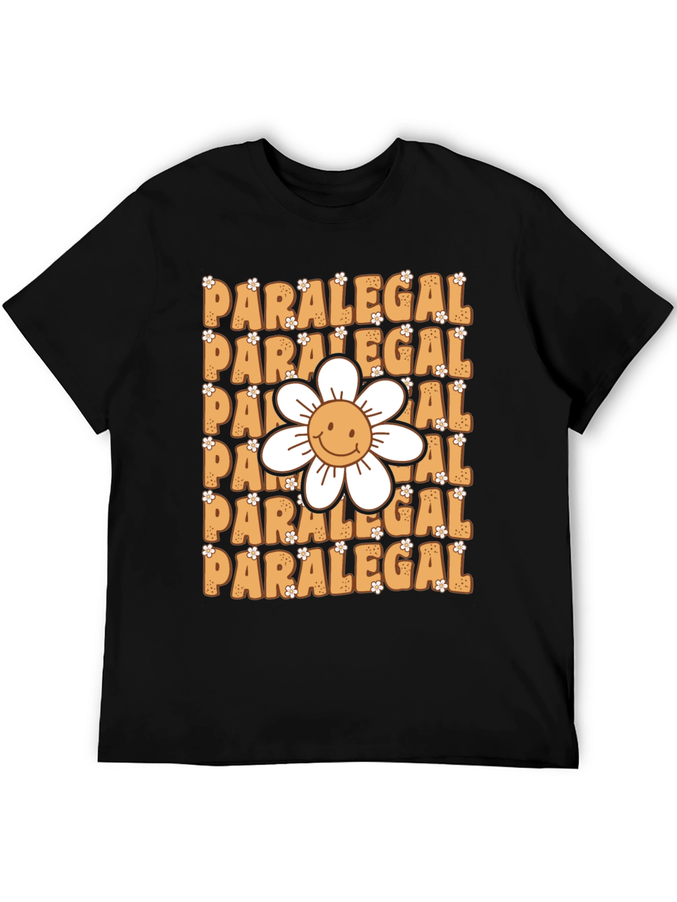 Paralegal Flower Graphic Tee - Cute and Comfy