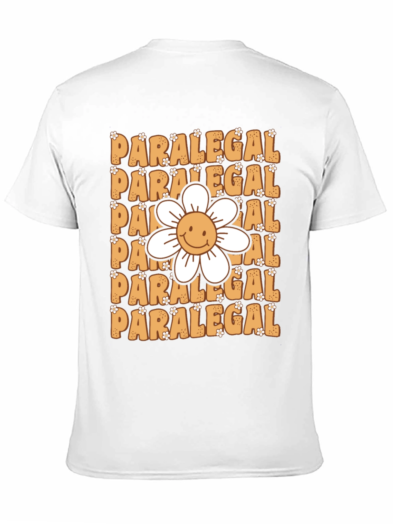 Paralegal Flower Graphic Tee - Cute and Comfy
