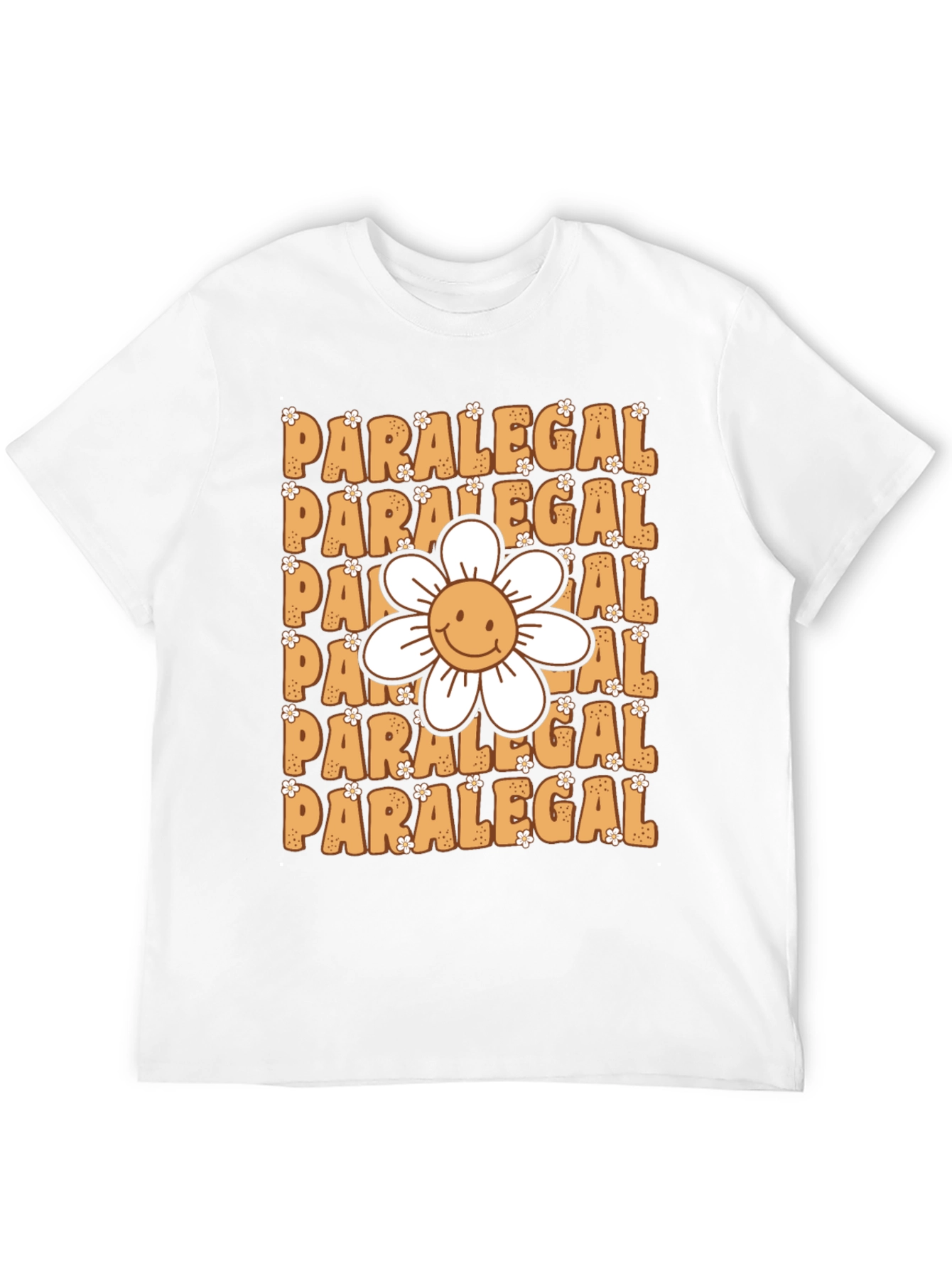 Paralegal Flower Graphic Tee - Cute and Comfy