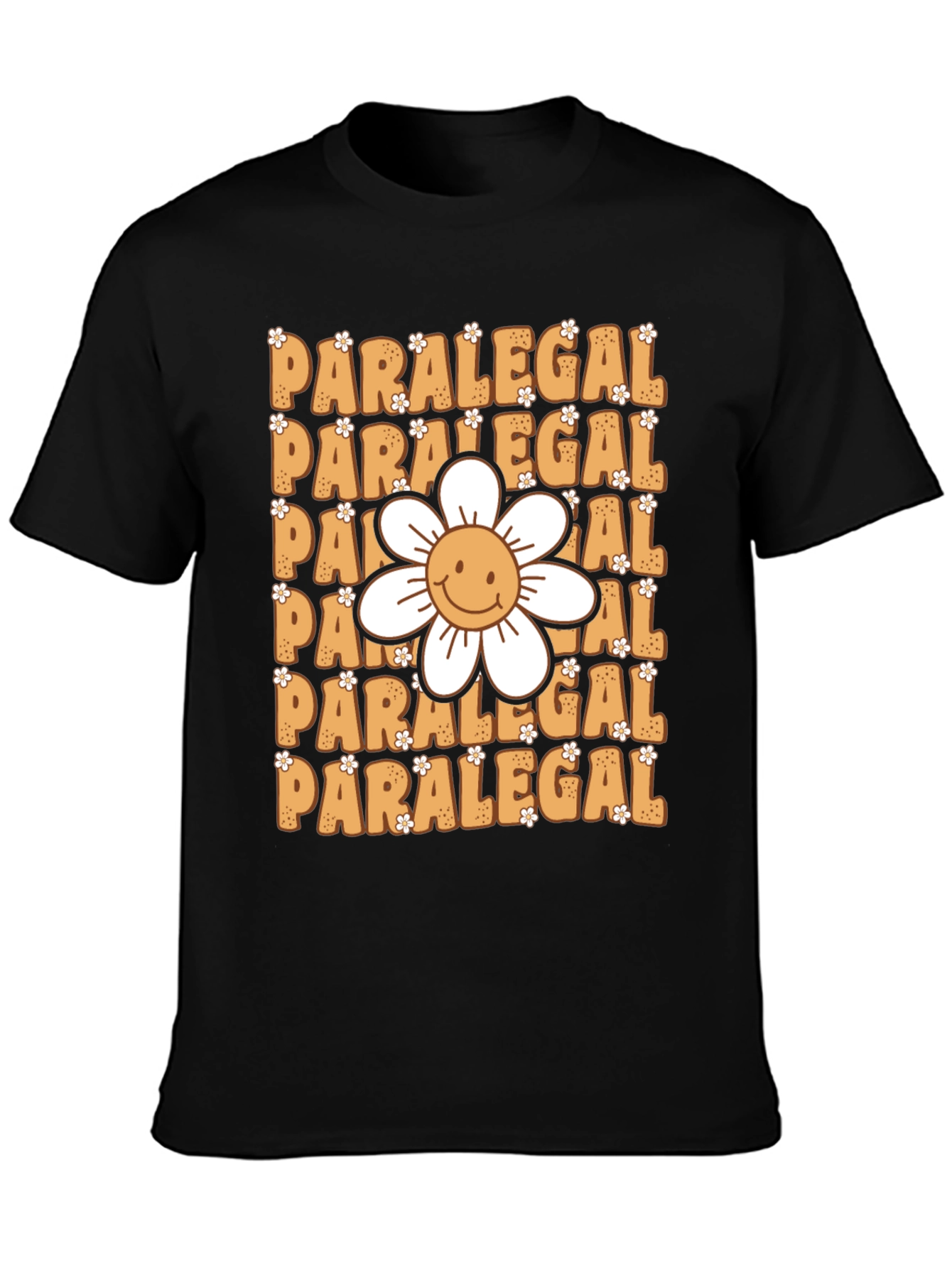 Paralegal Flower Graphic Tee - Cute and Comfy
