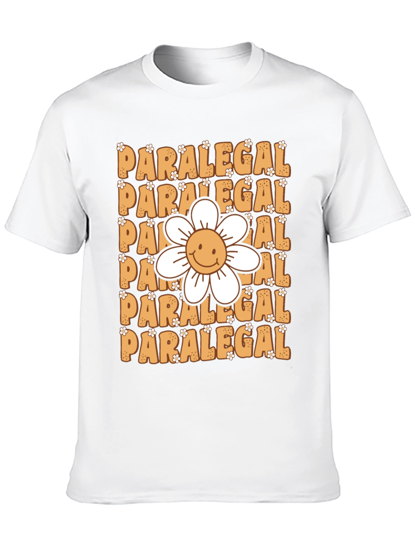 Paralegal Flower Graphic Tee - Cute and Comfy