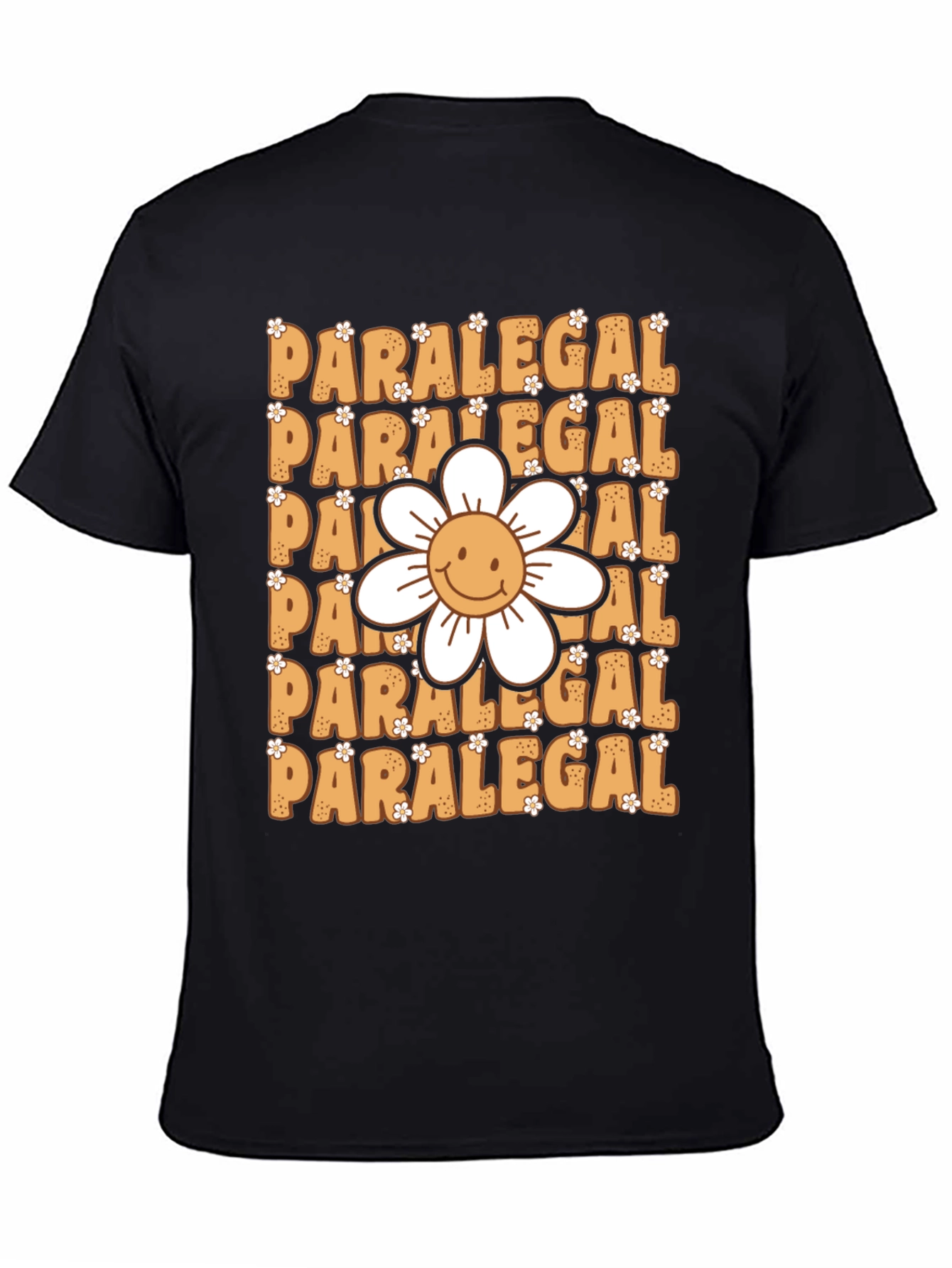 Paralegal Flower Graphic Tee - Cute and Comfy