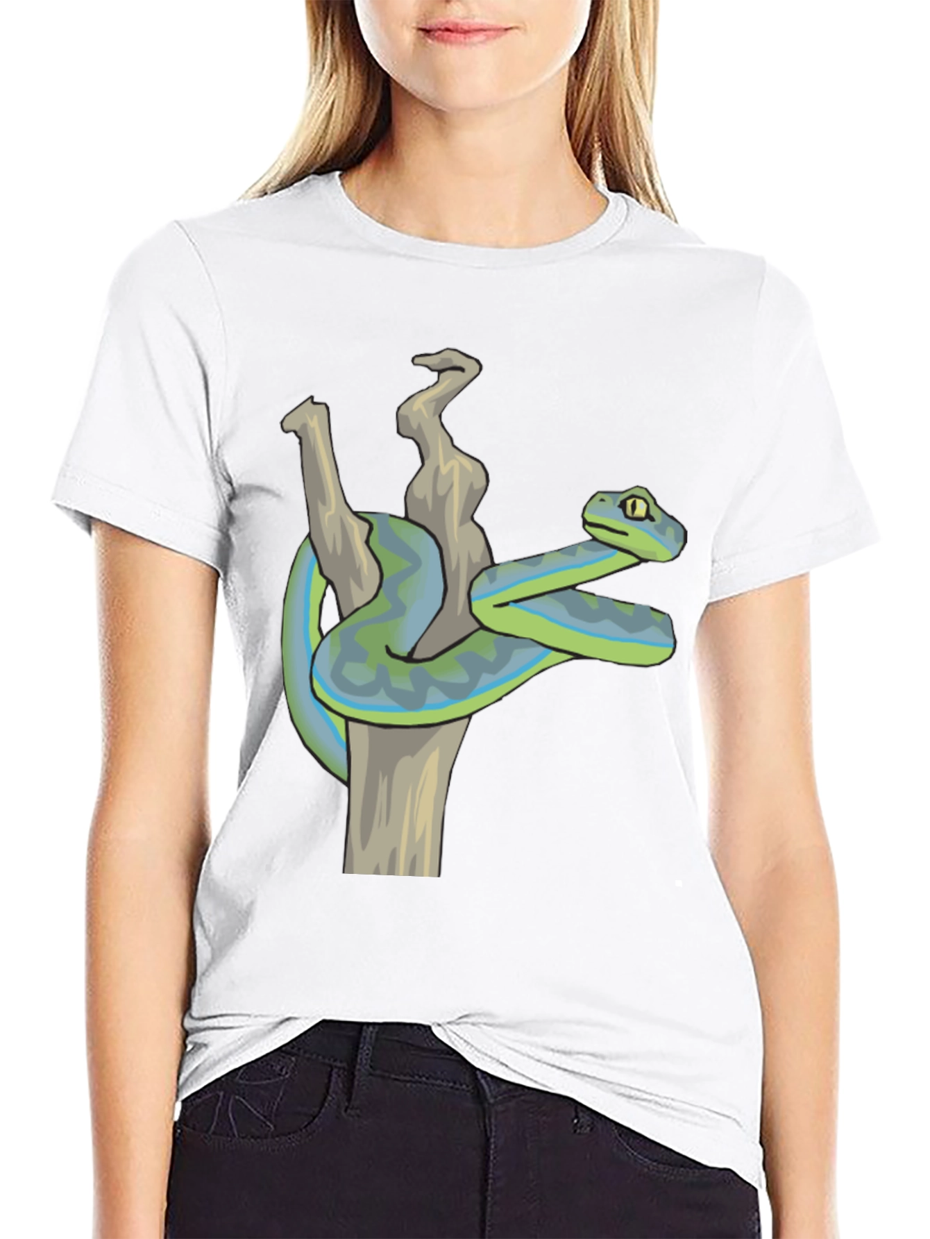 Snake T-Shirt: Reptile Art Tee