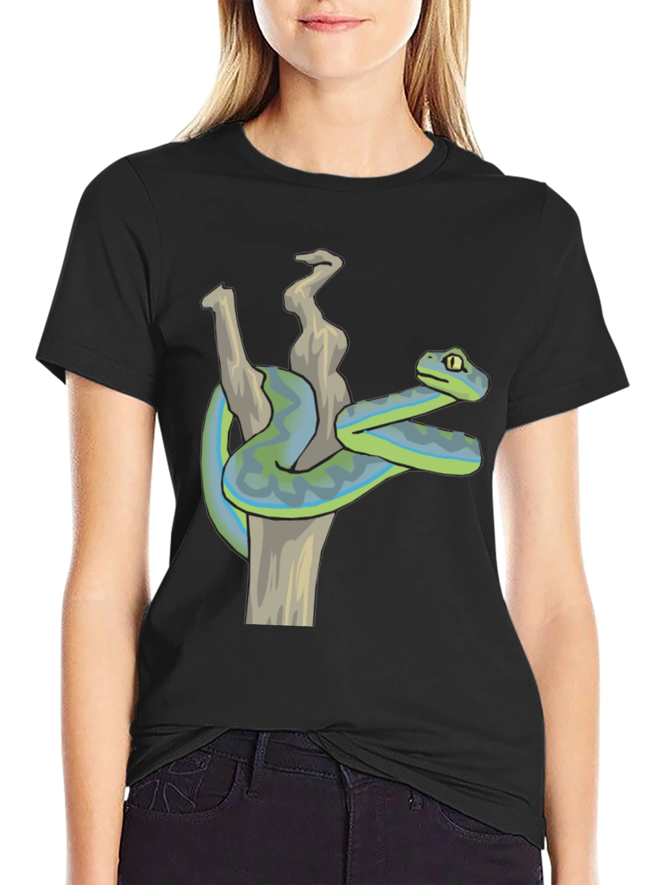 Snake T-Shirt: Reptile Art Tee