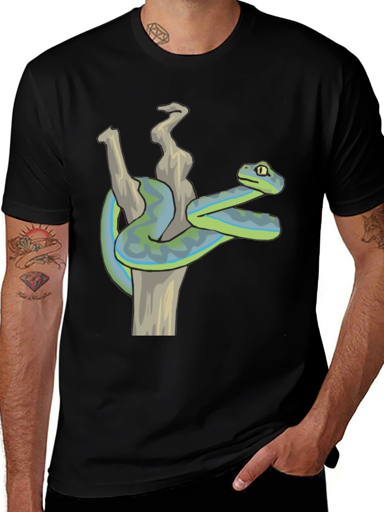 Snake T-Shirt: Reptile Art Tee