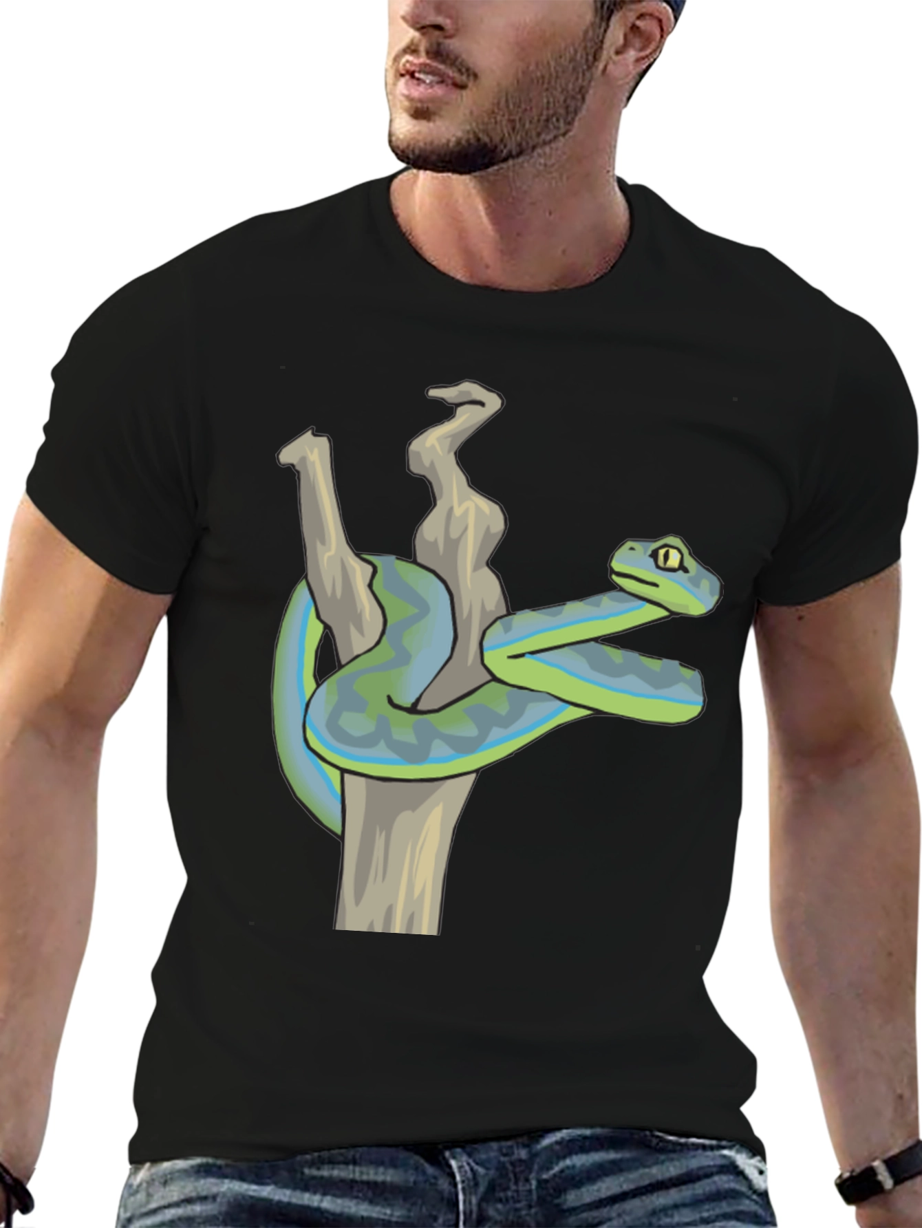 Snake T-Shirt: Reptile Art Tee
