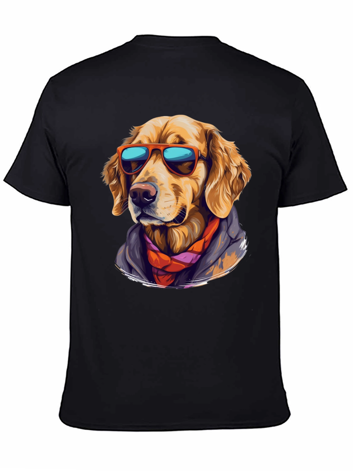Cool Dog Graphic T-Shirt - Stylish Canine Design