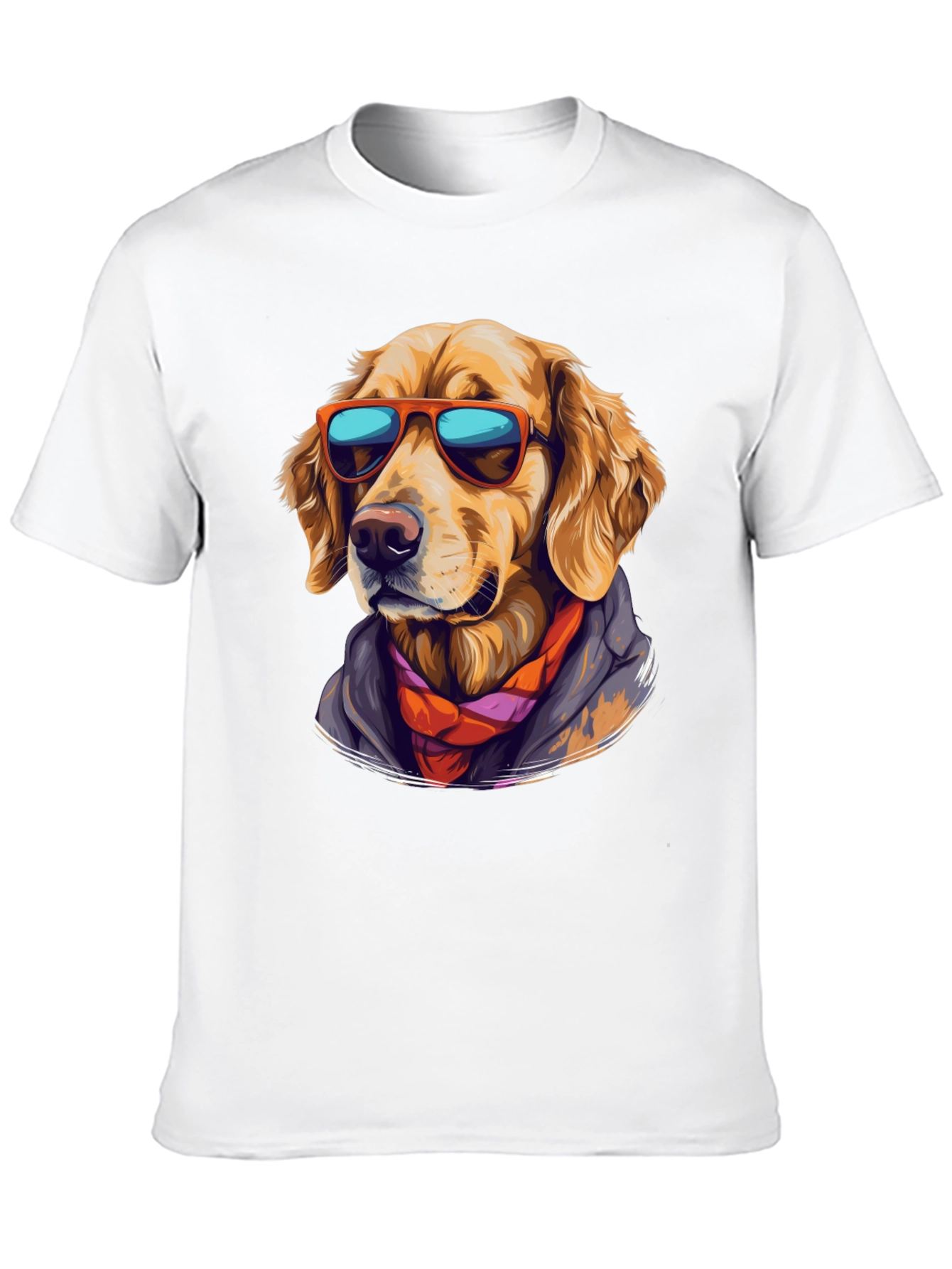 Cool Dog Graphic T-Shirt - Stylish Canine Design