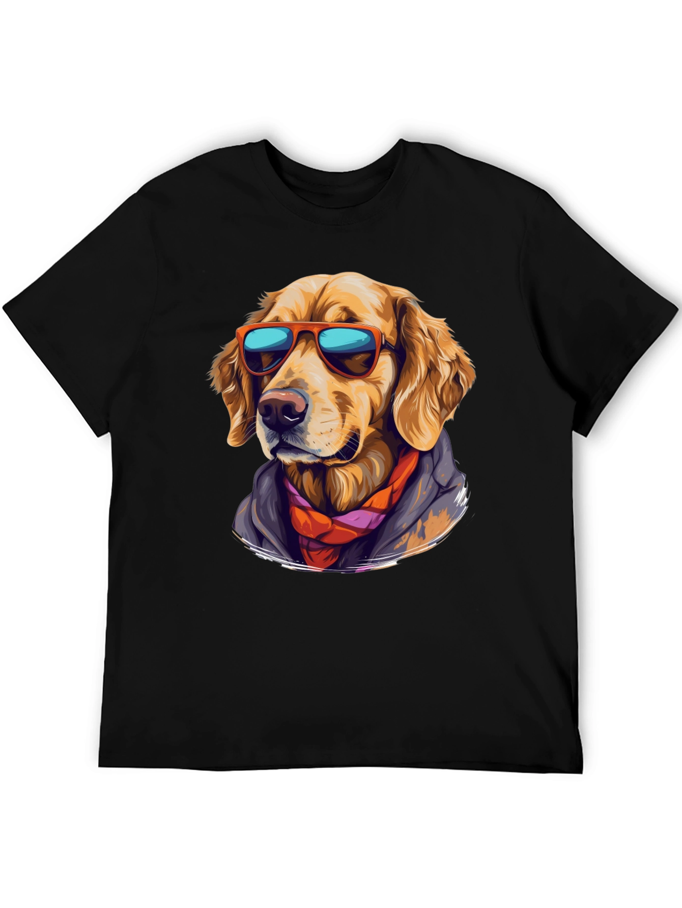 Cool Dog Graphic T-Shirt - Stylish Canine Design